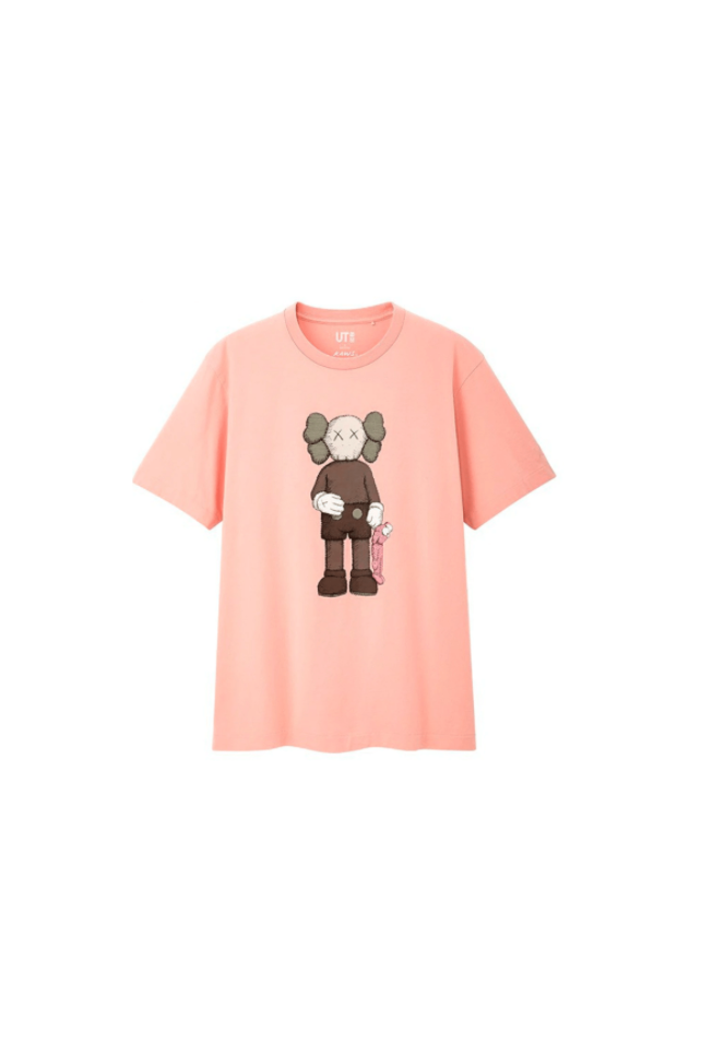 KAWS x Uniqlo Companion Tee  Pink