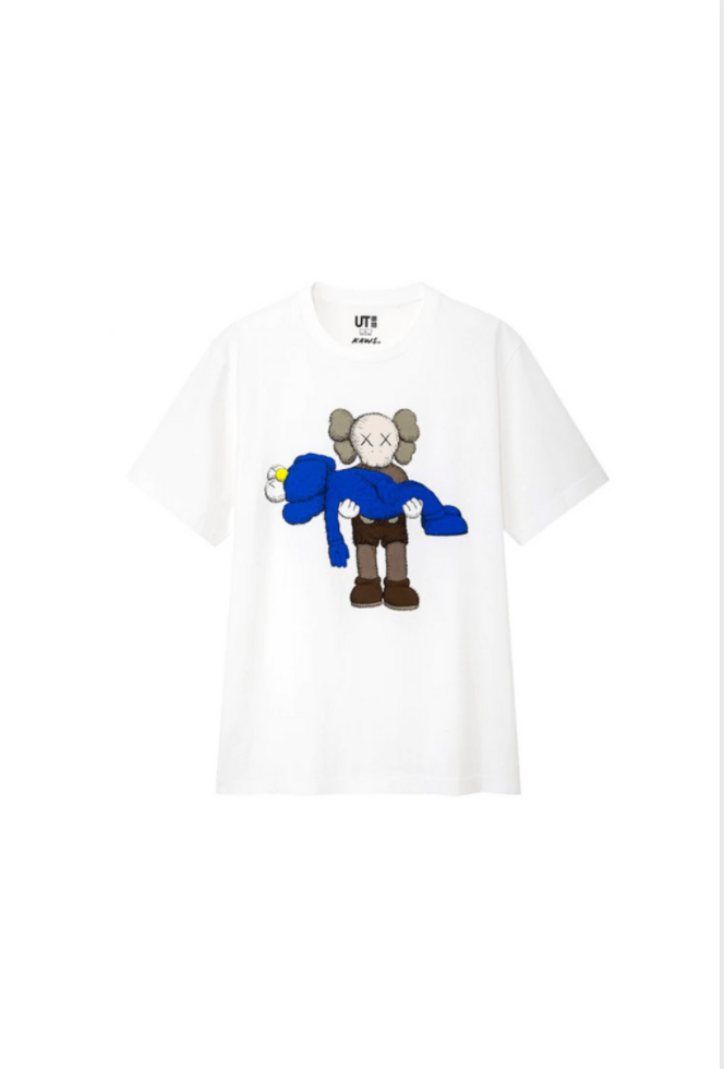 KAWS x Uniqlo Gone Tee White