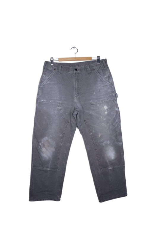 Vintage Carhartt Double Knee Grey Carpenter Pants