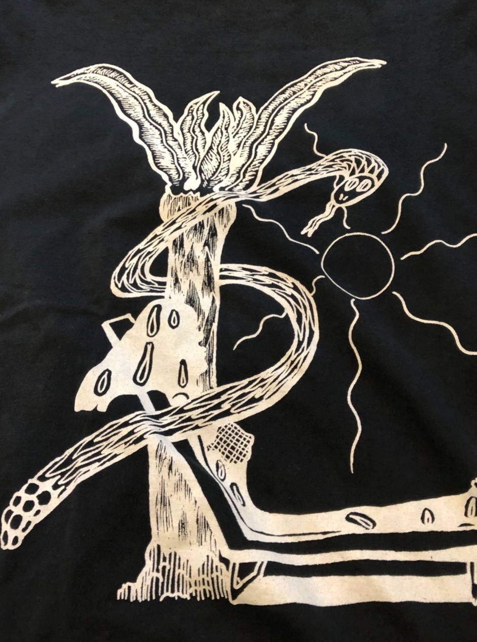 Saint Laurent Snake Logo T Shirt