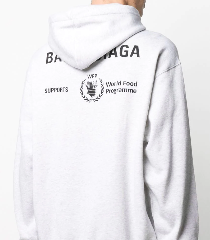 Balenciaga WFP Printed Hoodie