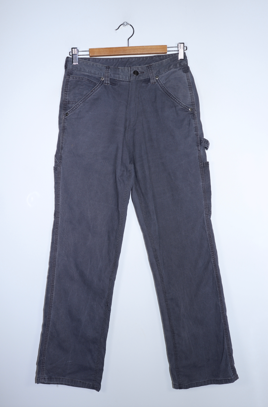 Carhartt Faded Navy / Grey Regular Carpenter Pants Size: 29