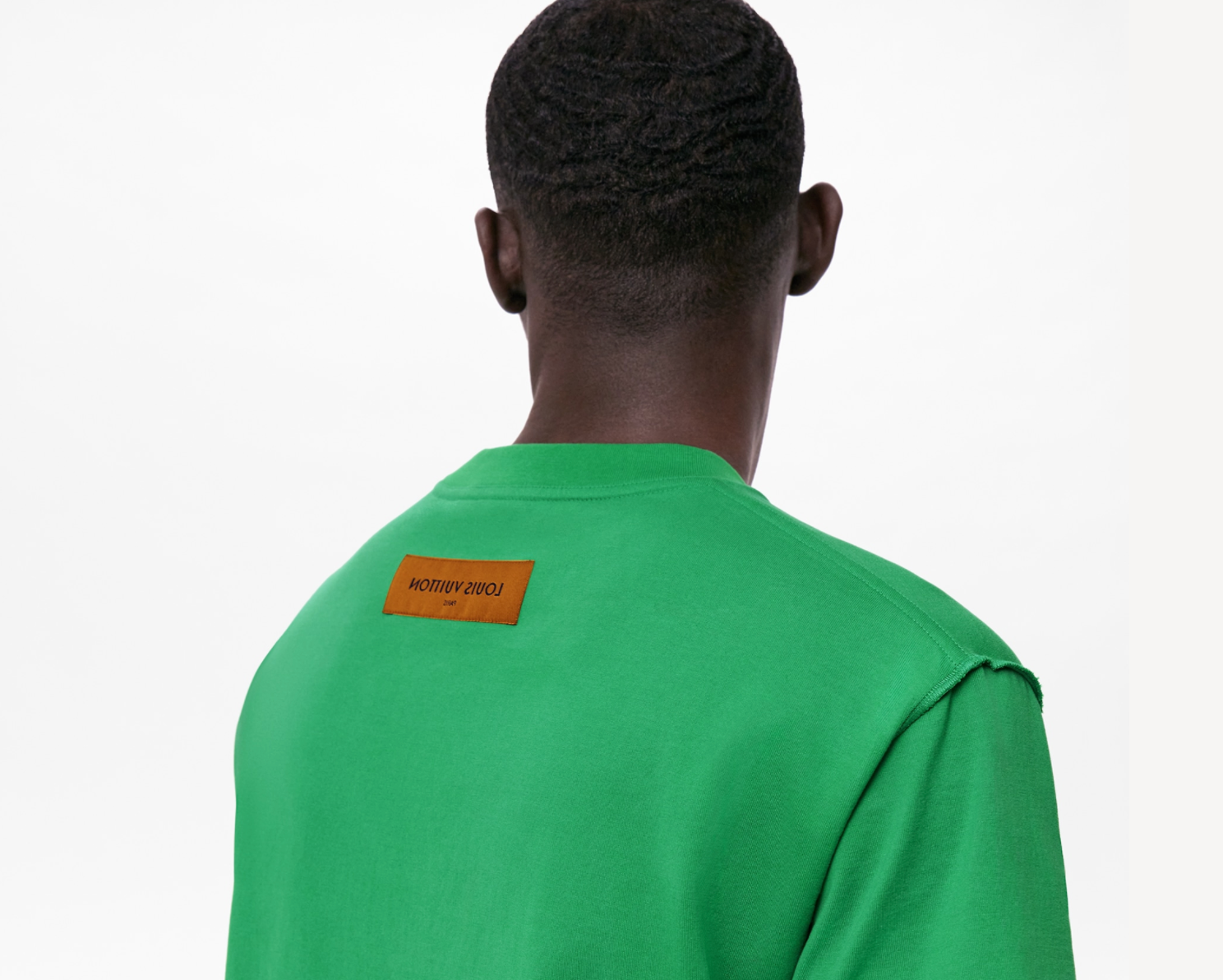 Louis Vuitton Debossed Tee Green (Fits L-XL)
