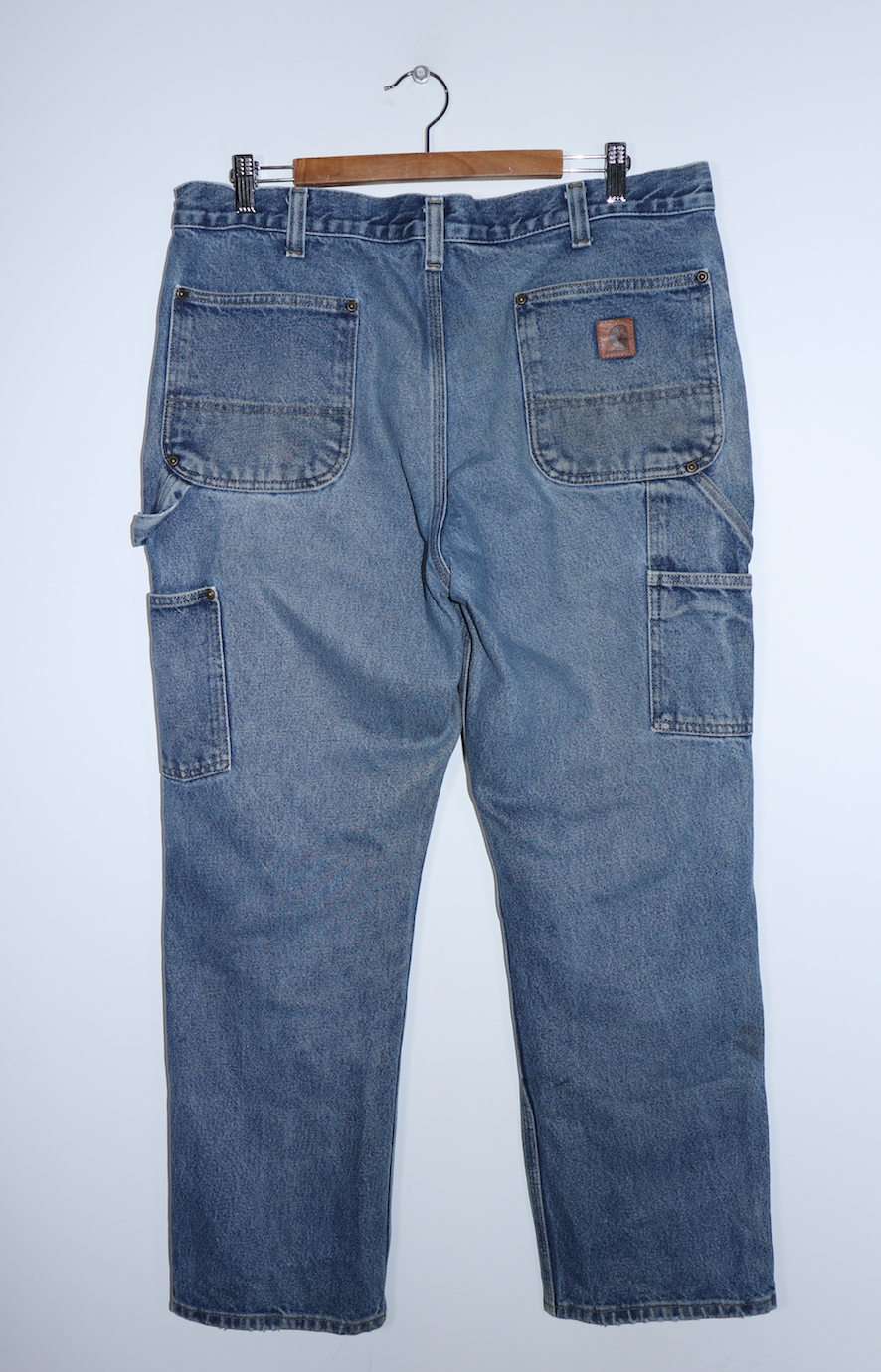 Vintage Carhartt Denim Double Knee Thick Carpenter Pants 36 X 30