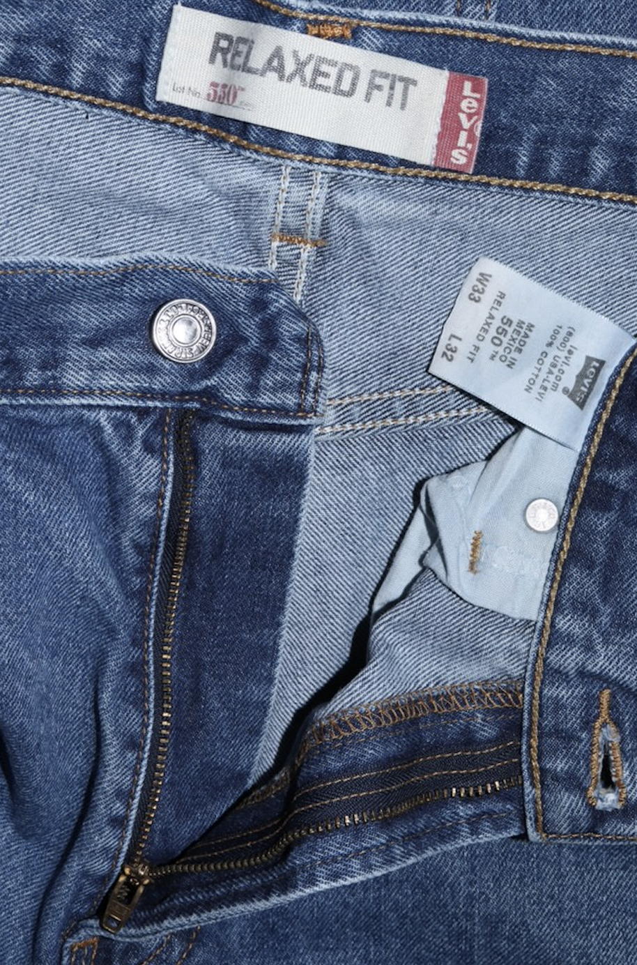Old School 2000s Levi's 550 Denim Jeans Size: 33 X 32 (fits a 32 X 32)