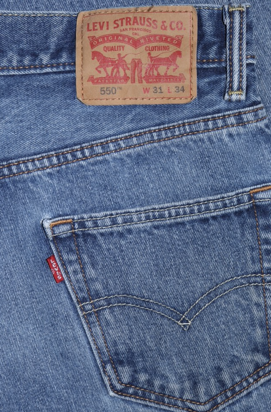Old School 2000s Levi's 550 Denim Jeans Size: 31 X 34
