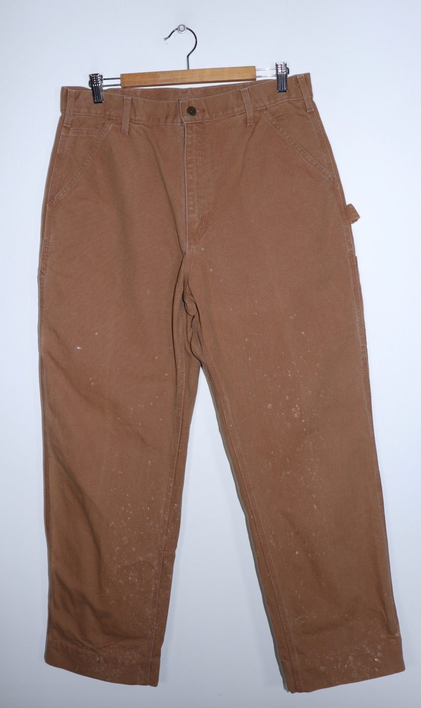 Vintage Carhartt Thick Light Brown Carpenter Pants Size: 34 X 34