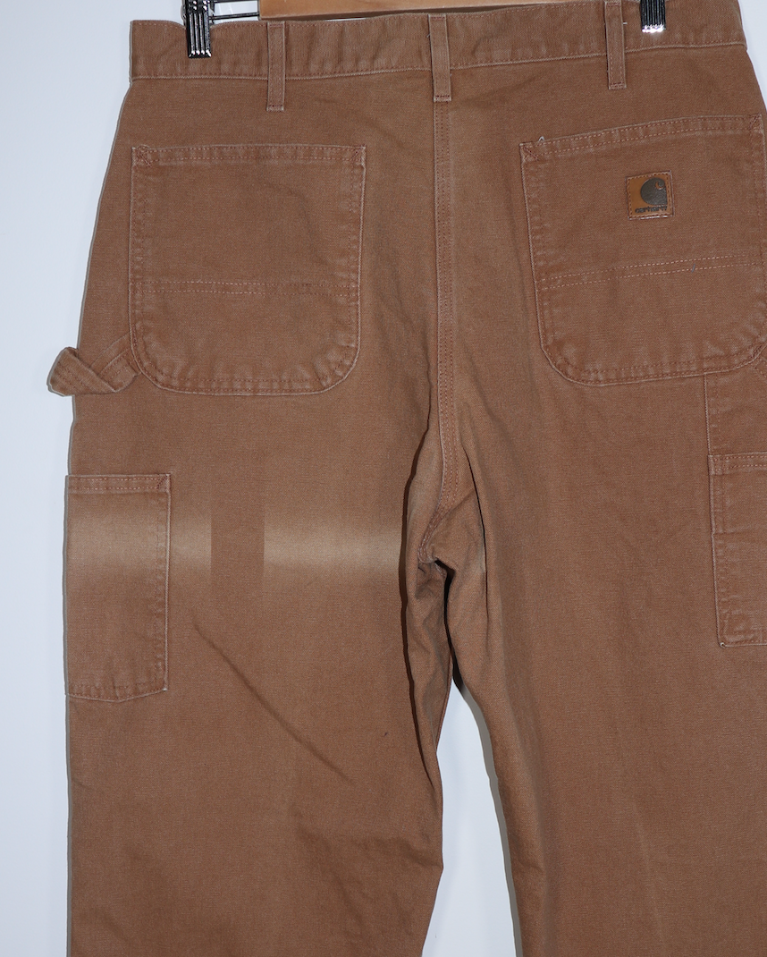 Vintage Carhartt Thick Light Brown Carpenter Pants Size: 34 X 34