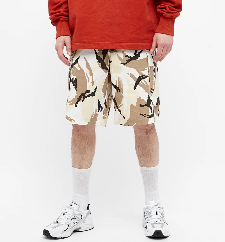 Kenzo Camo Printed Cargo Short Size 30