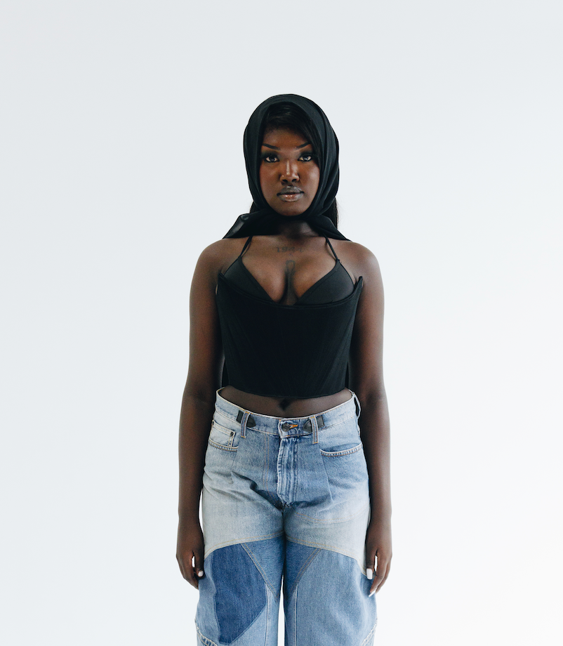 Alex Perry Black Corset Top AU 8