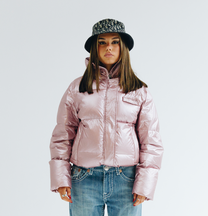 Kenzo Pink Puffer Jacket Size Medium
