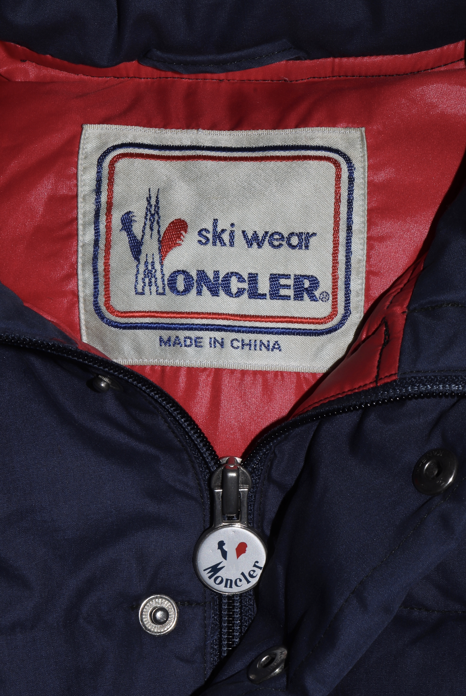 Moncler Vintage Patch Logo Duck Down Puffer Jacket