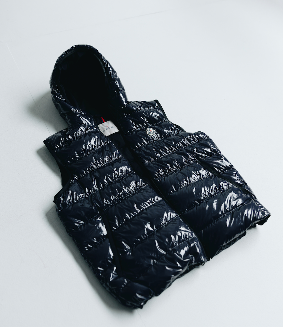 Moncler Dark Navy Quilted Vest Size 5, fits XL