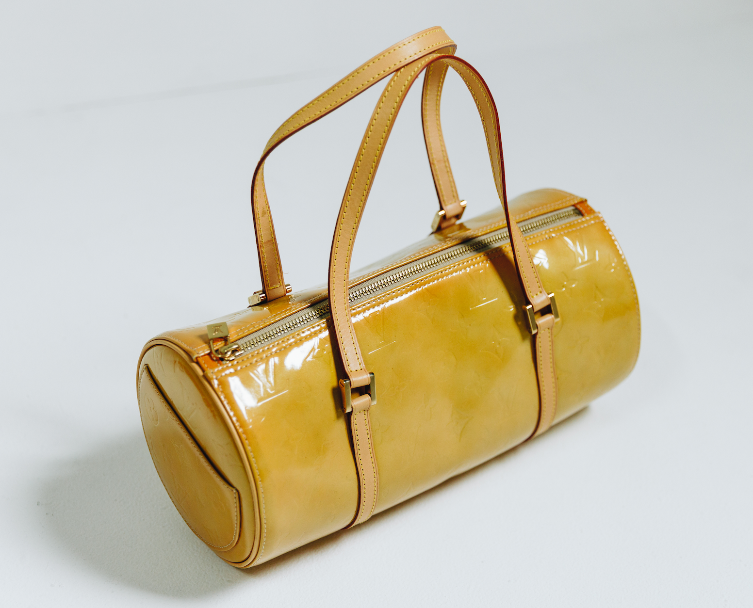 Louis Vuitton Bedford Yellow Vernis Hand Bag