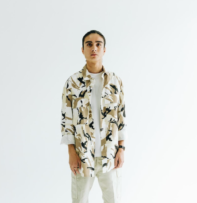Kenzo Camouflage-Print Shirt Size XL