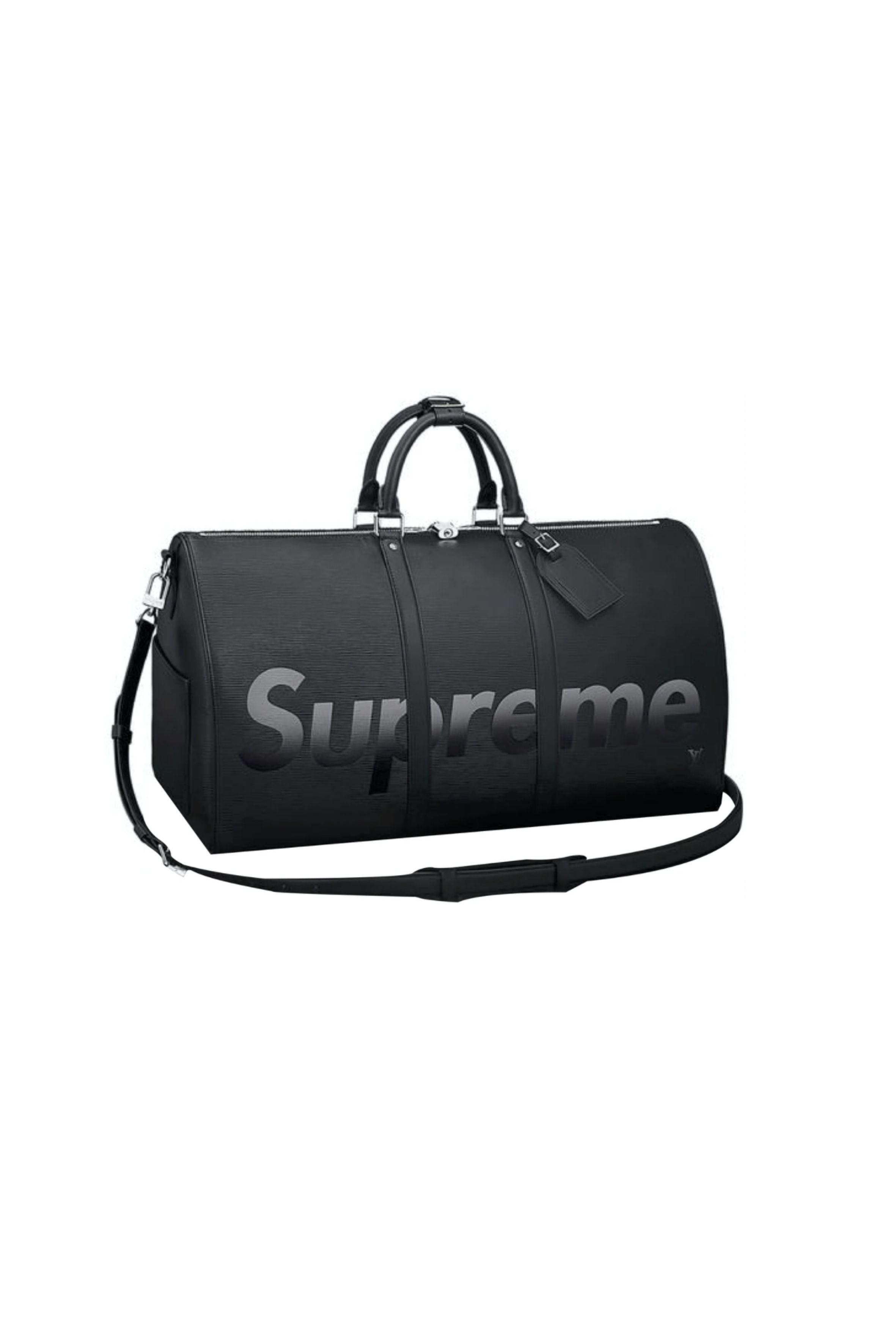 Louis Vuitton x Supreme Keepall Bandouliere Epi 45 Black – Curated
