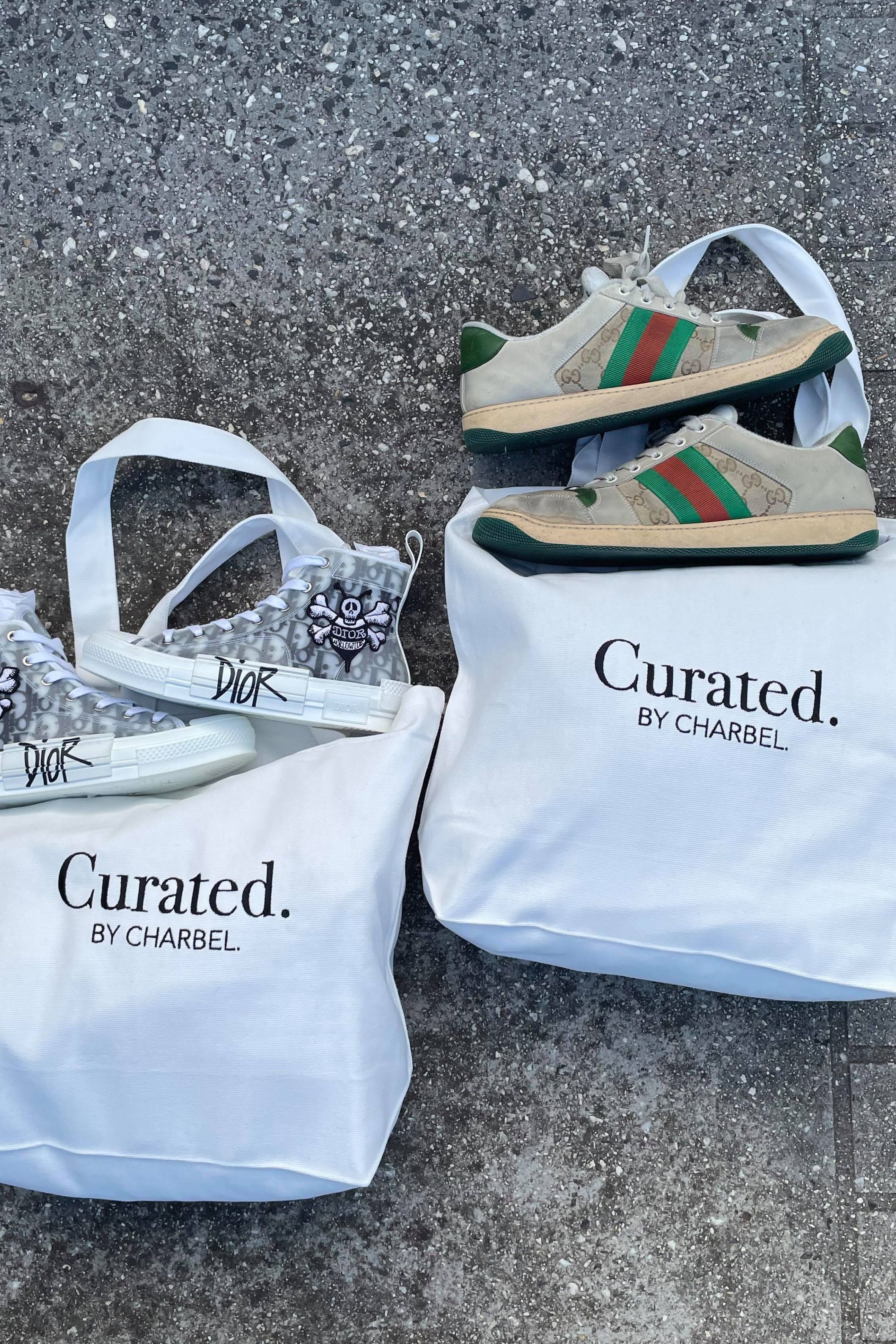 Curated by Charbel Embroidered Tote