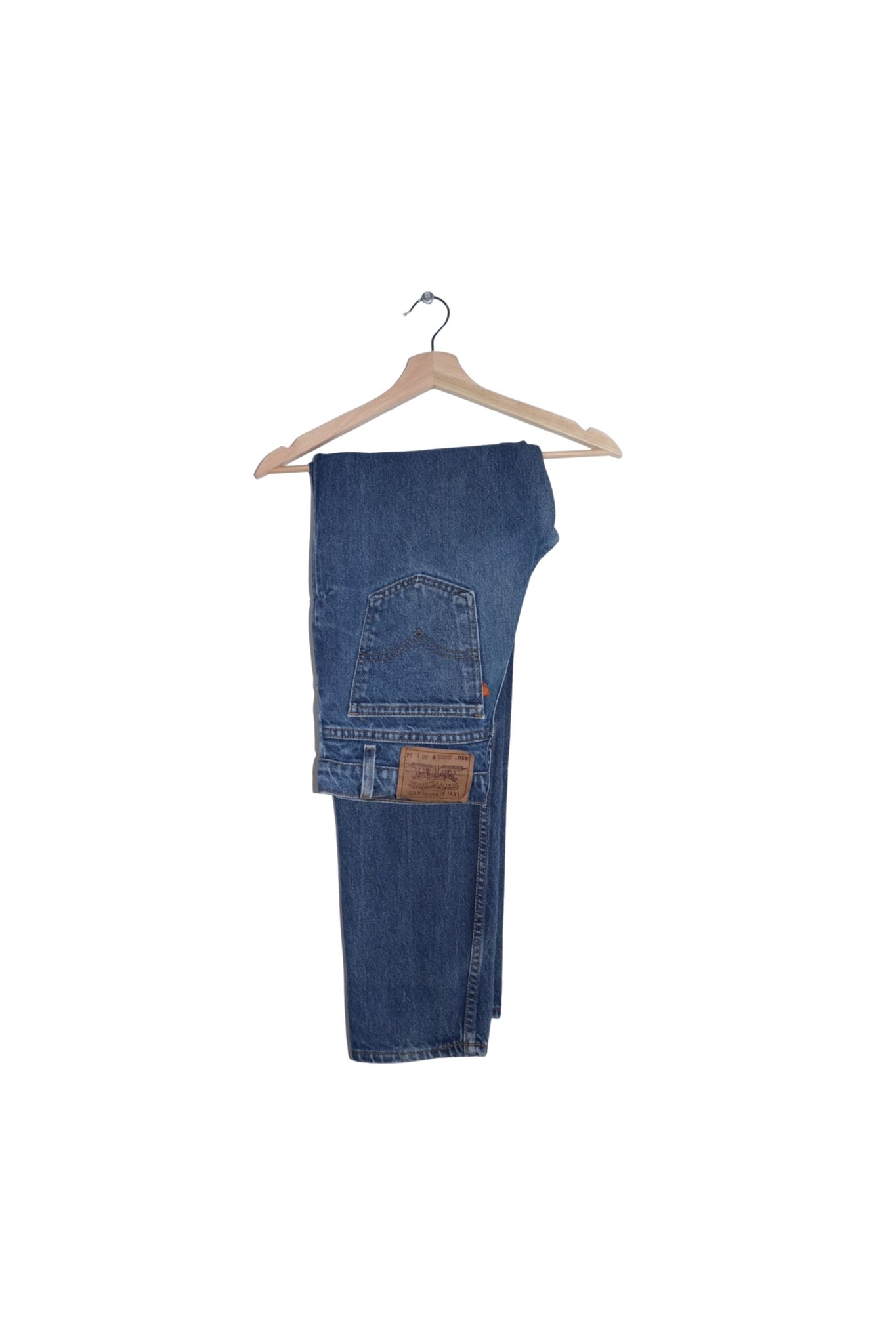 Vintage 90s Levi's 550 Orange Tab Denim Jeans (1995) 30 X 34 (fits a 28 X 32)