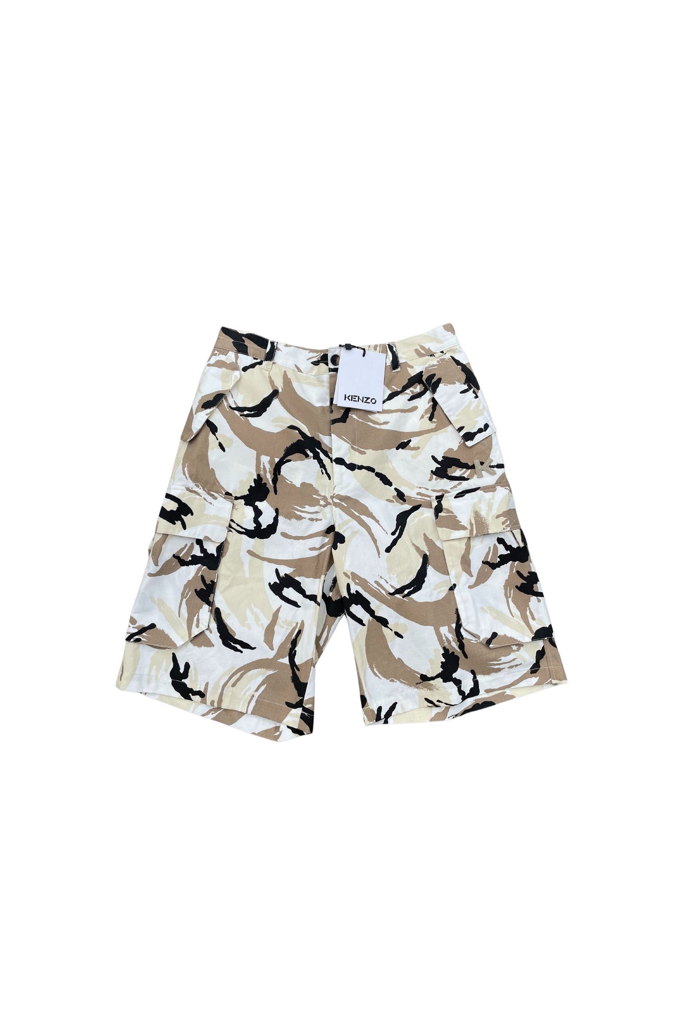 Kenzo Camo Printed Cargo Short Size 30