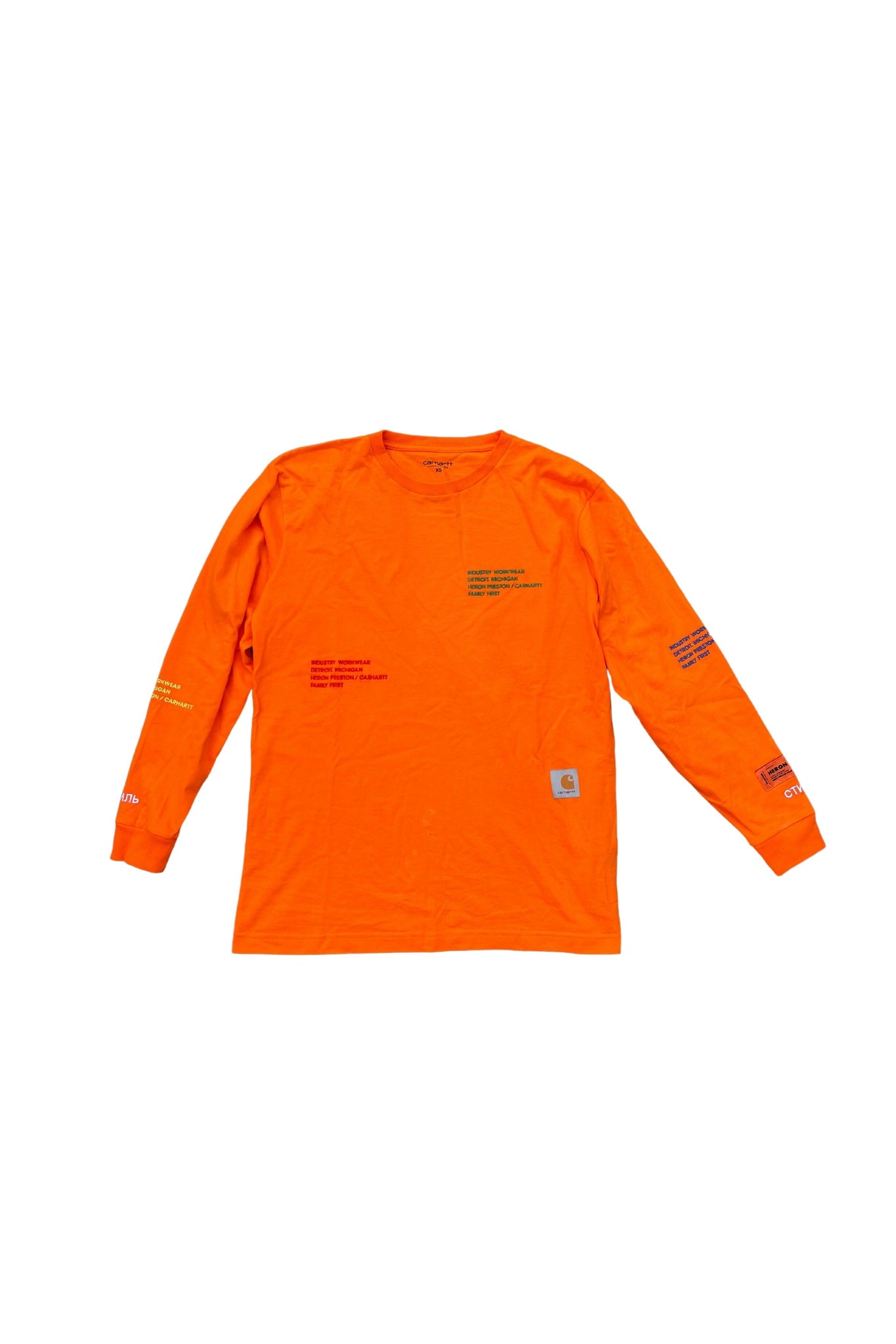 Heron Preston x Carhartt WIP Long Sleeve Tee Visit Size XS