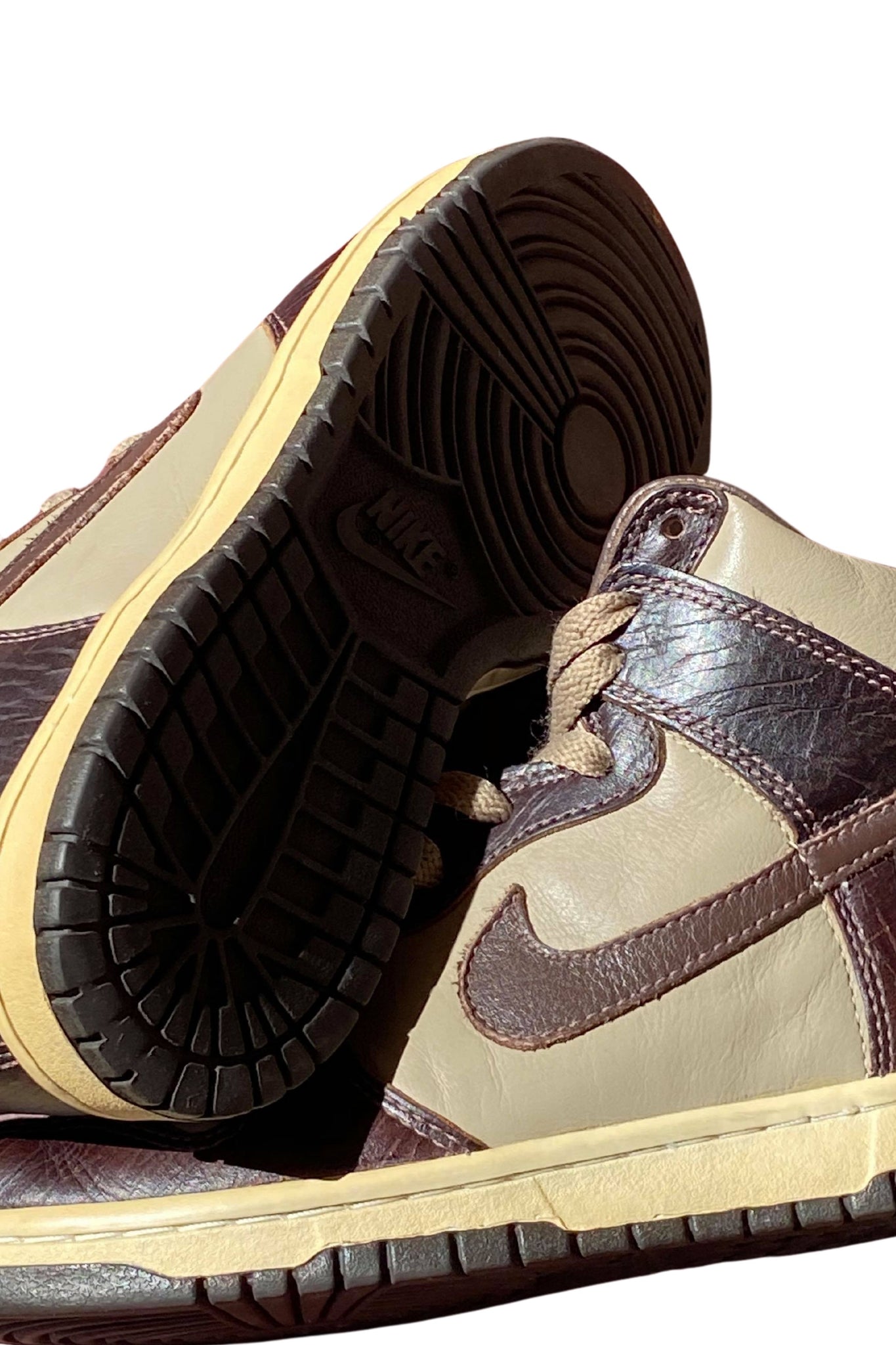 NIke Dunk High Khaki Baroque Brown