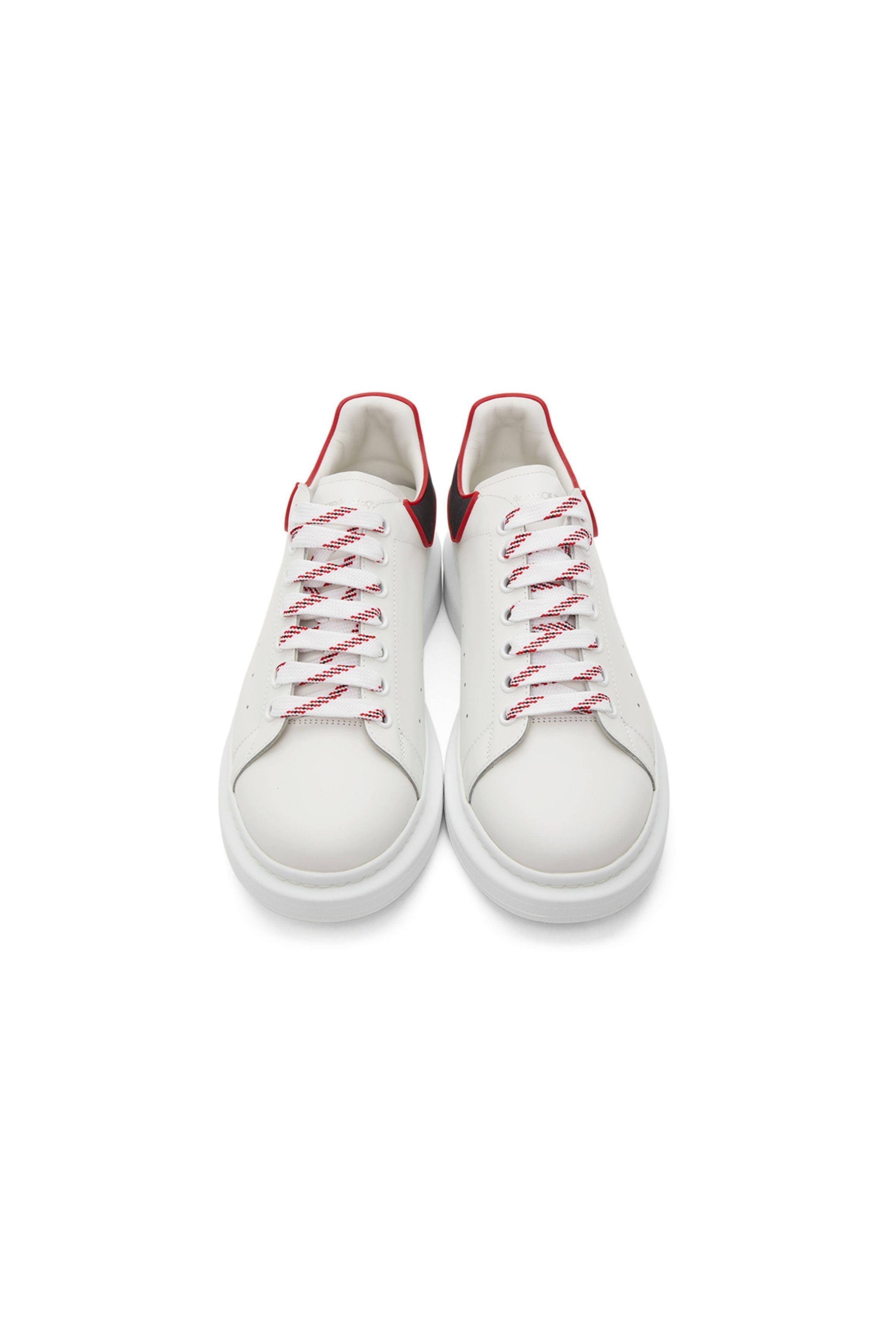 Alexander Mcqueens White & Red Oversized Sneakers
