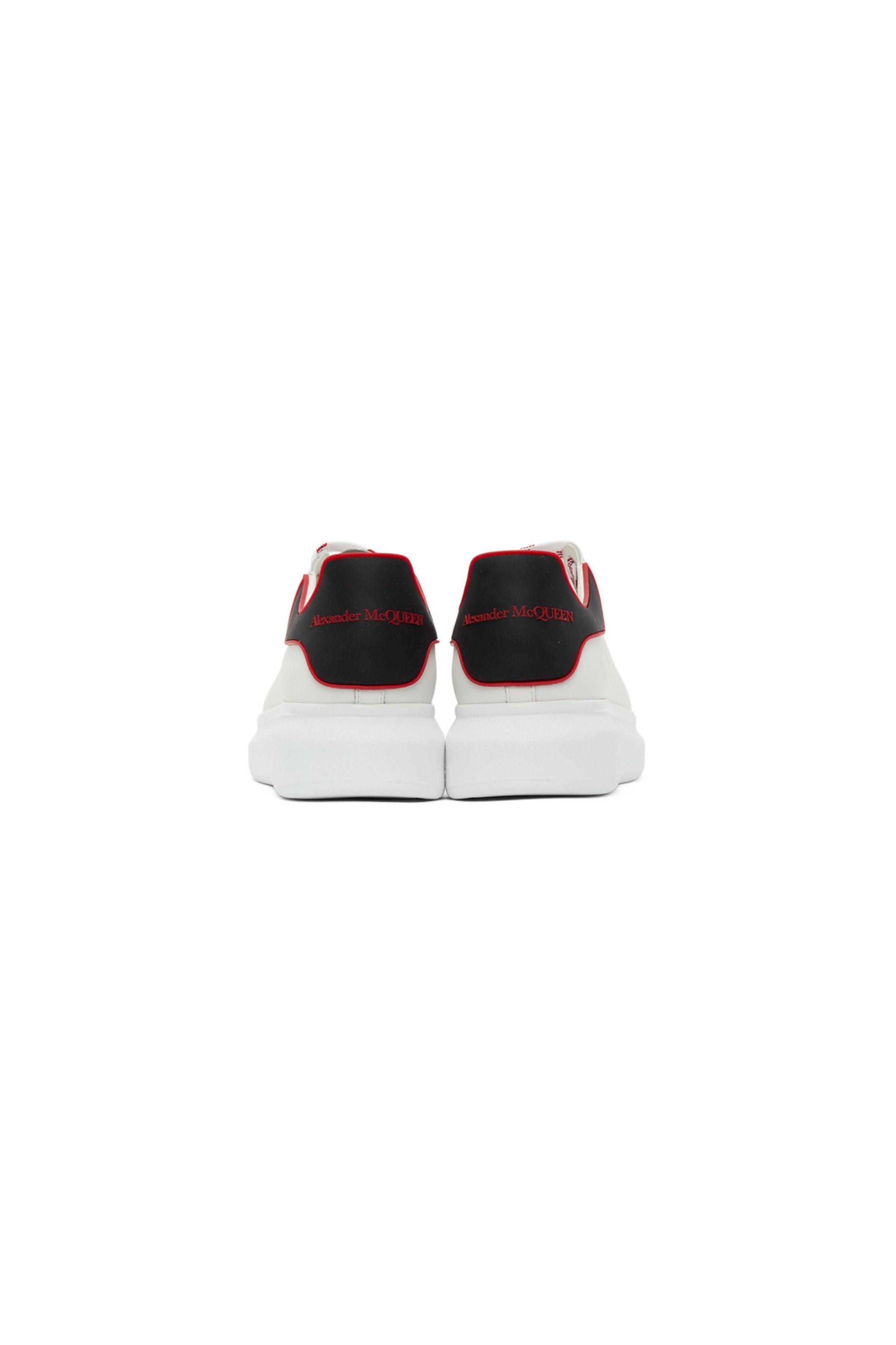 Alexander Mcqueens White & Red Oversized Sneakers