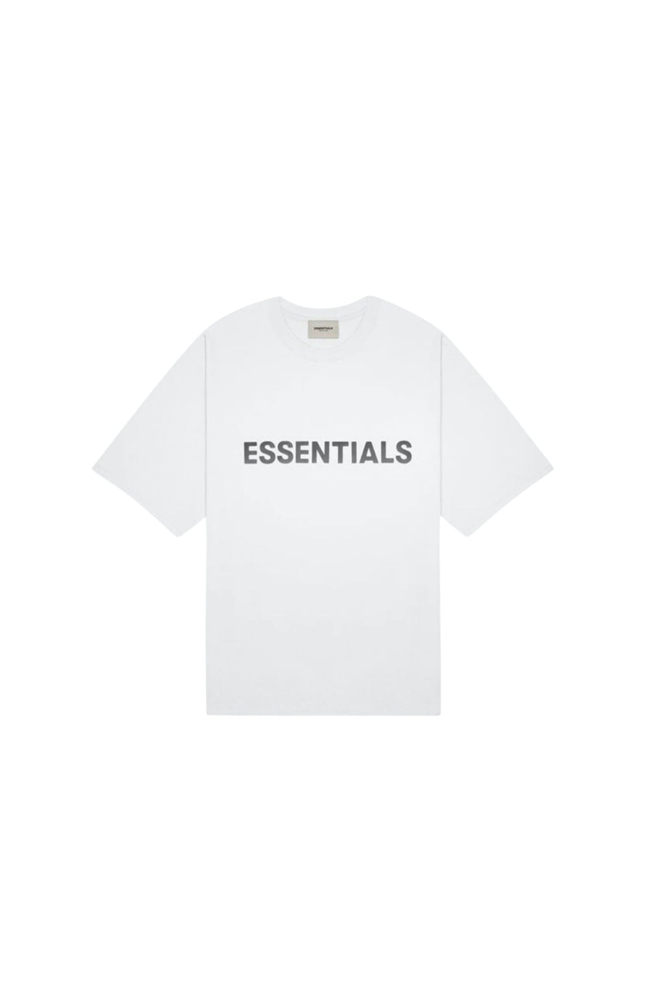 Fear Of God Essentials 3D Silicon Applique Boxy T-Shirt White