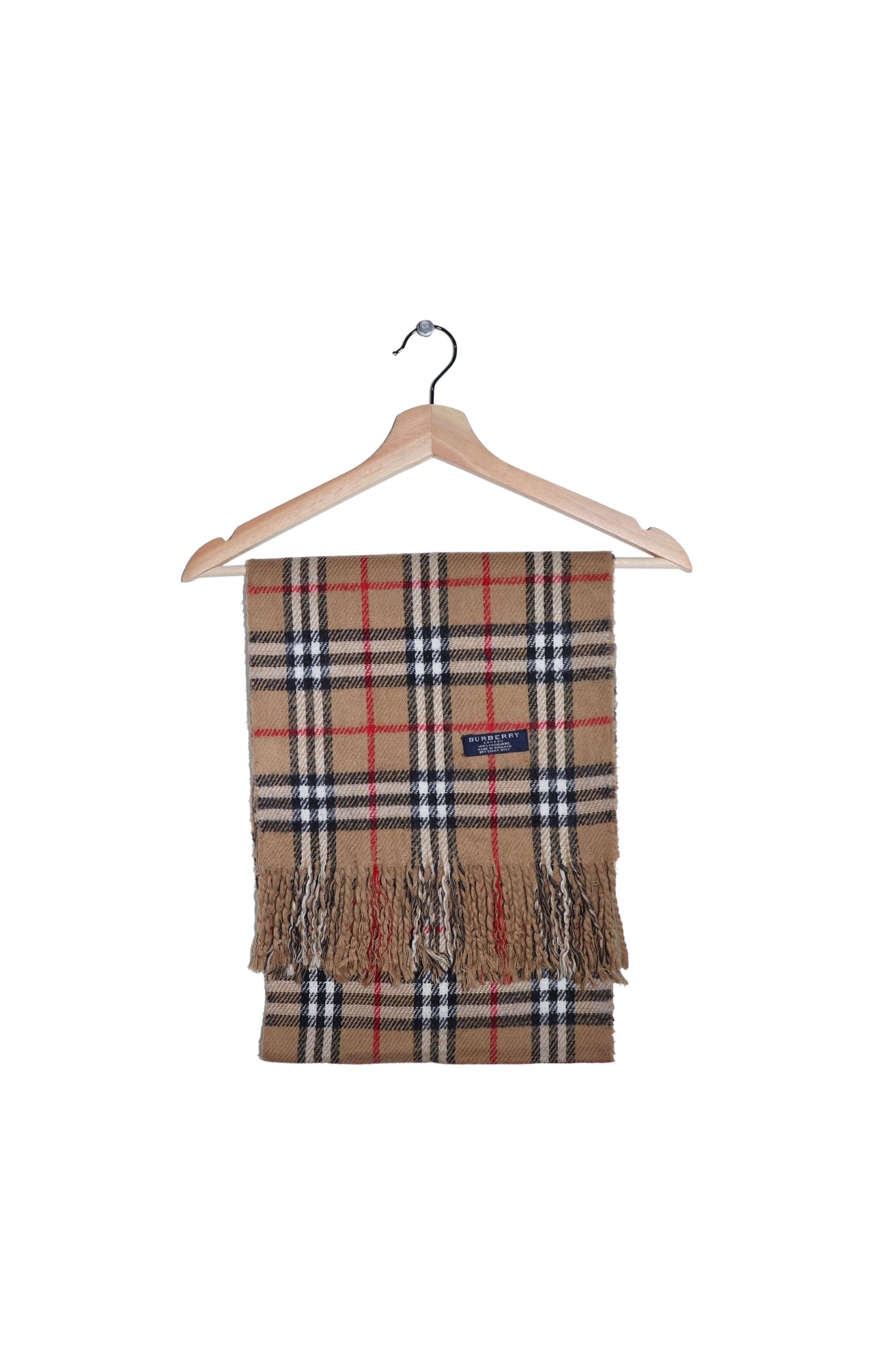 BURBERRY LONDON NOVA CHECK CASHMERE SCARF