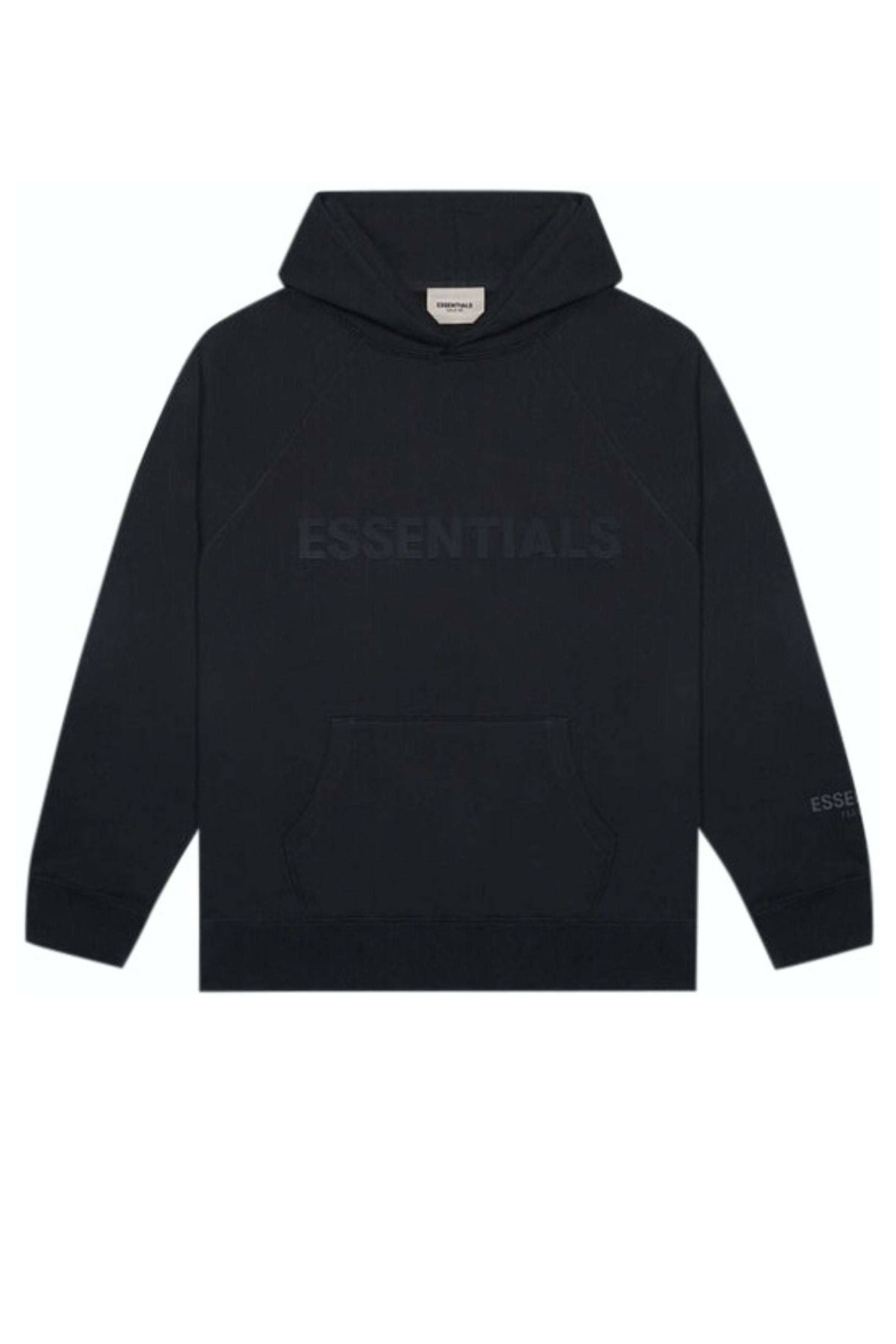 FOG Essentials Black Hoodie 3D Silcon SS20