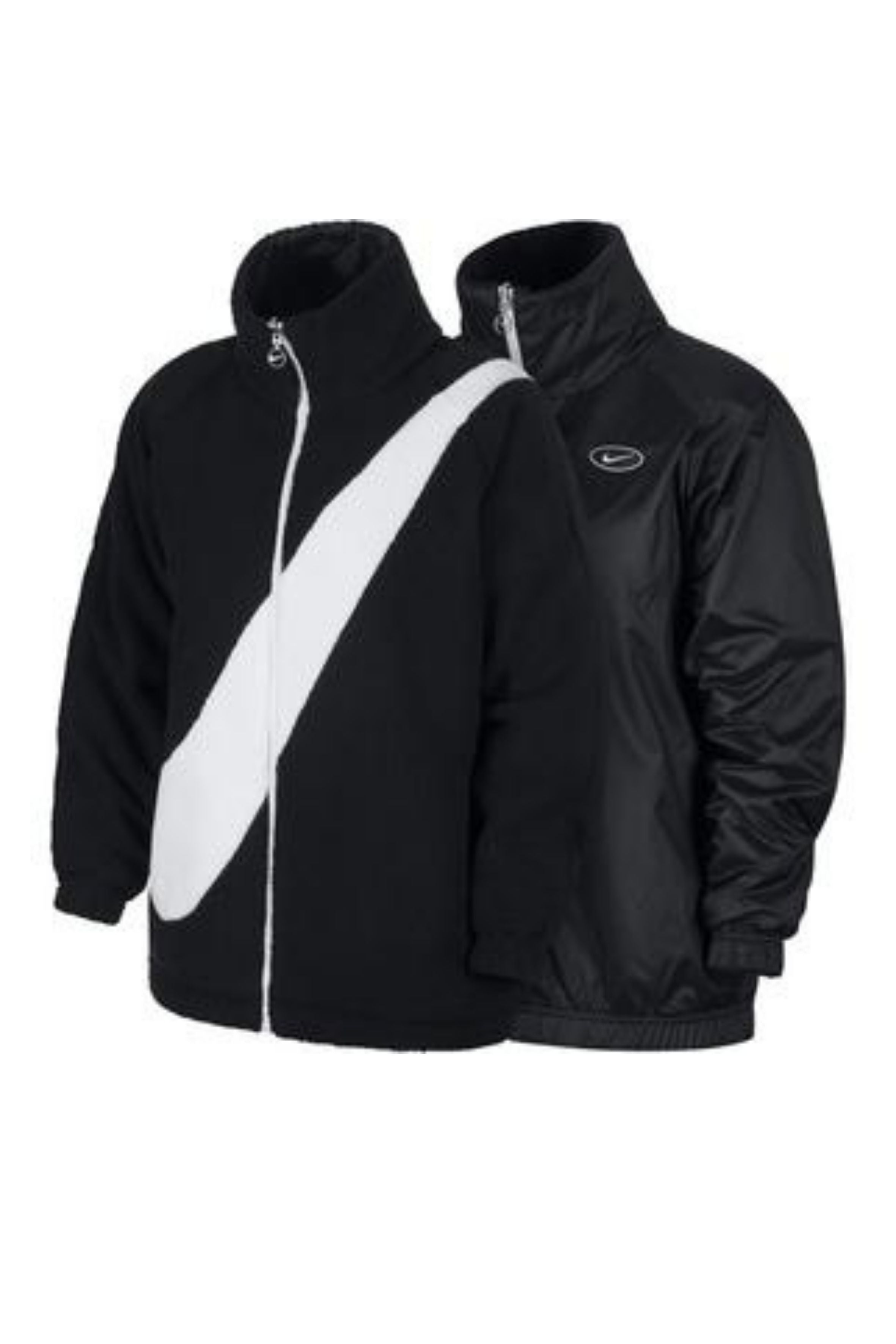 nike sportswear reversible sherpa jacket black