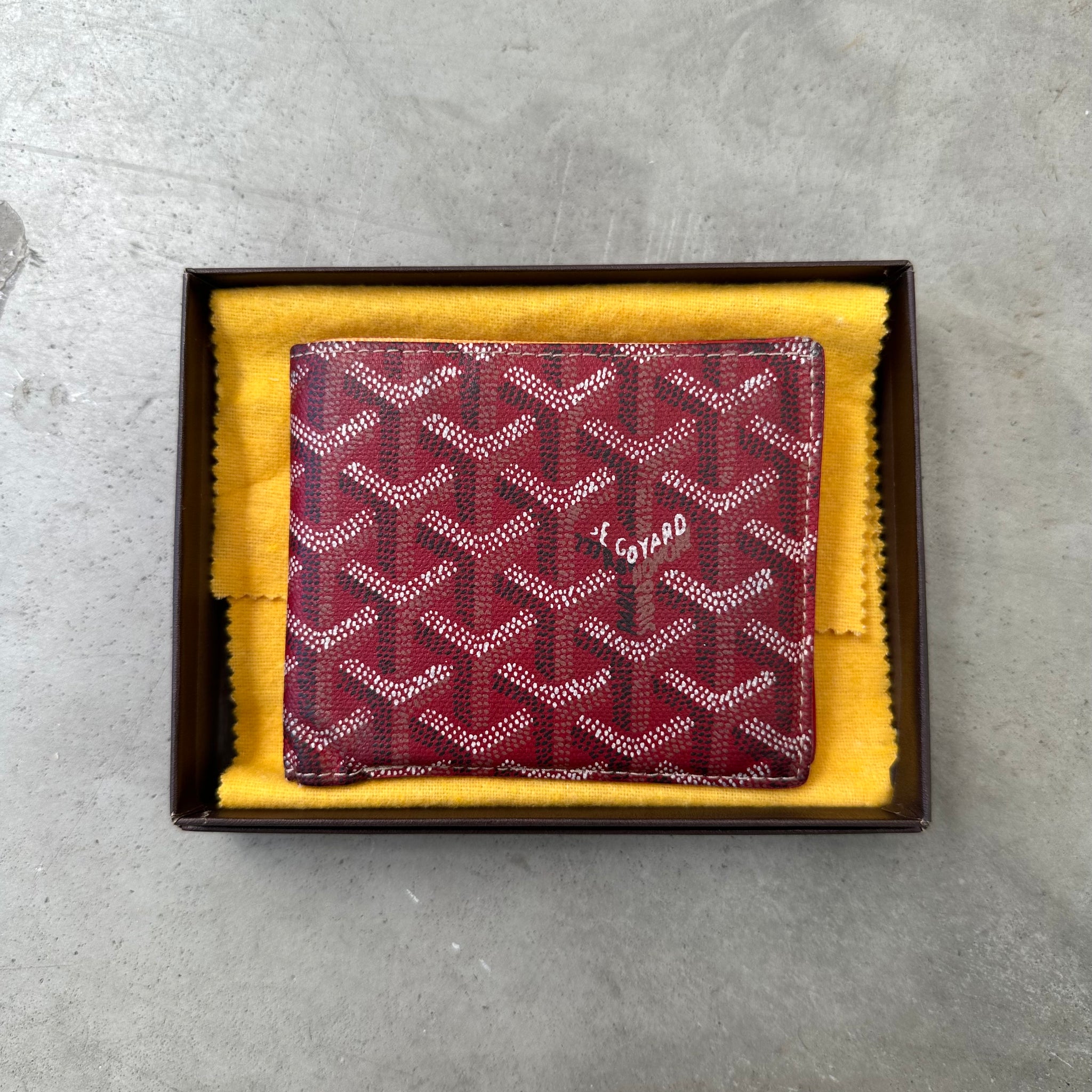 Goyard St. Florentin Wallet Red