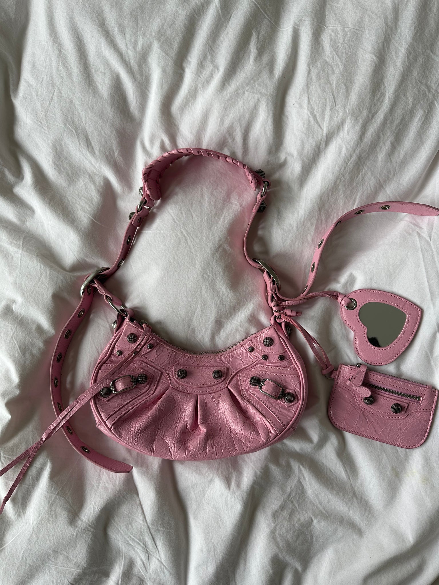Balenciaga Le Cagole XS Shoulder Bag Pink