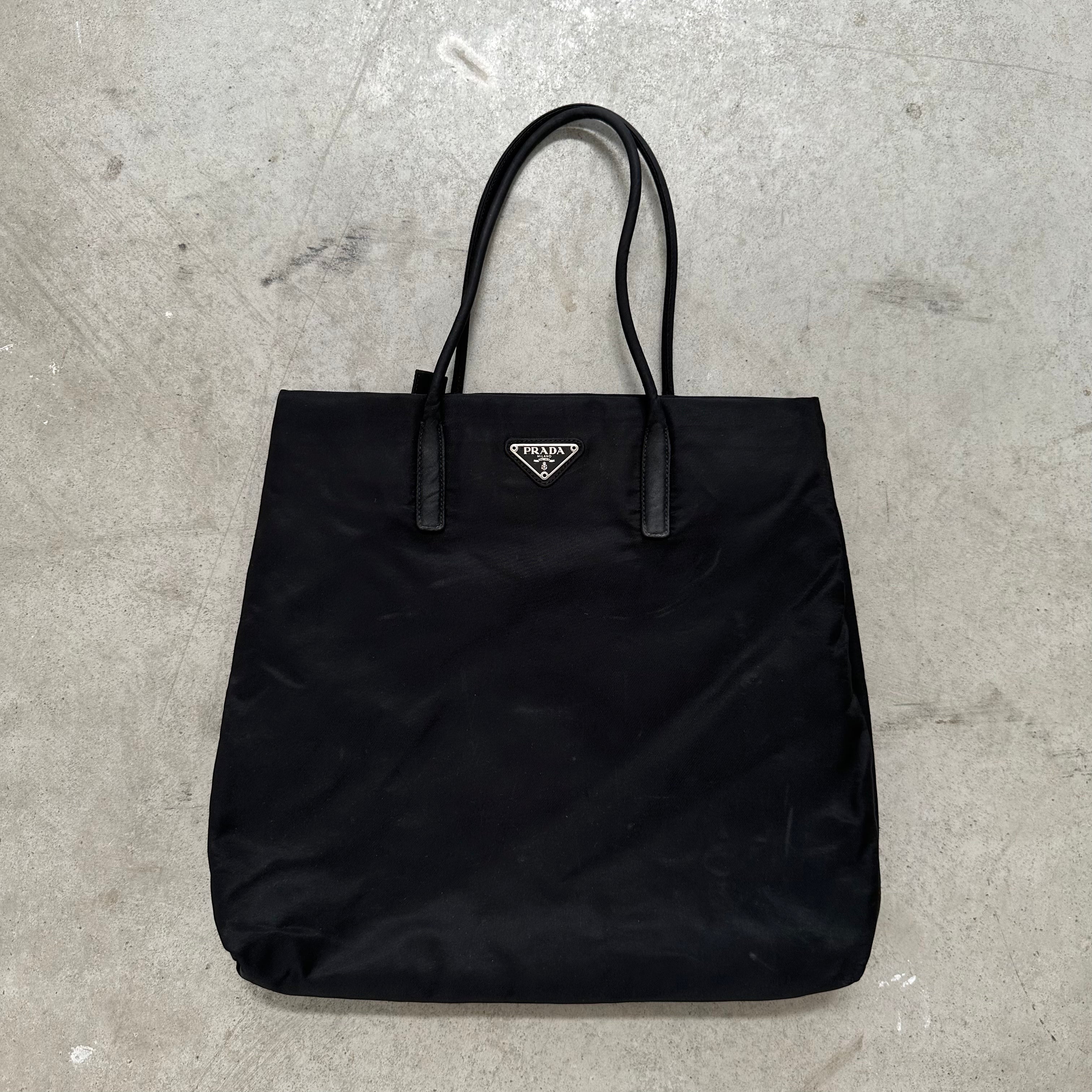 Prada Thin Strap Bag Nylon Black