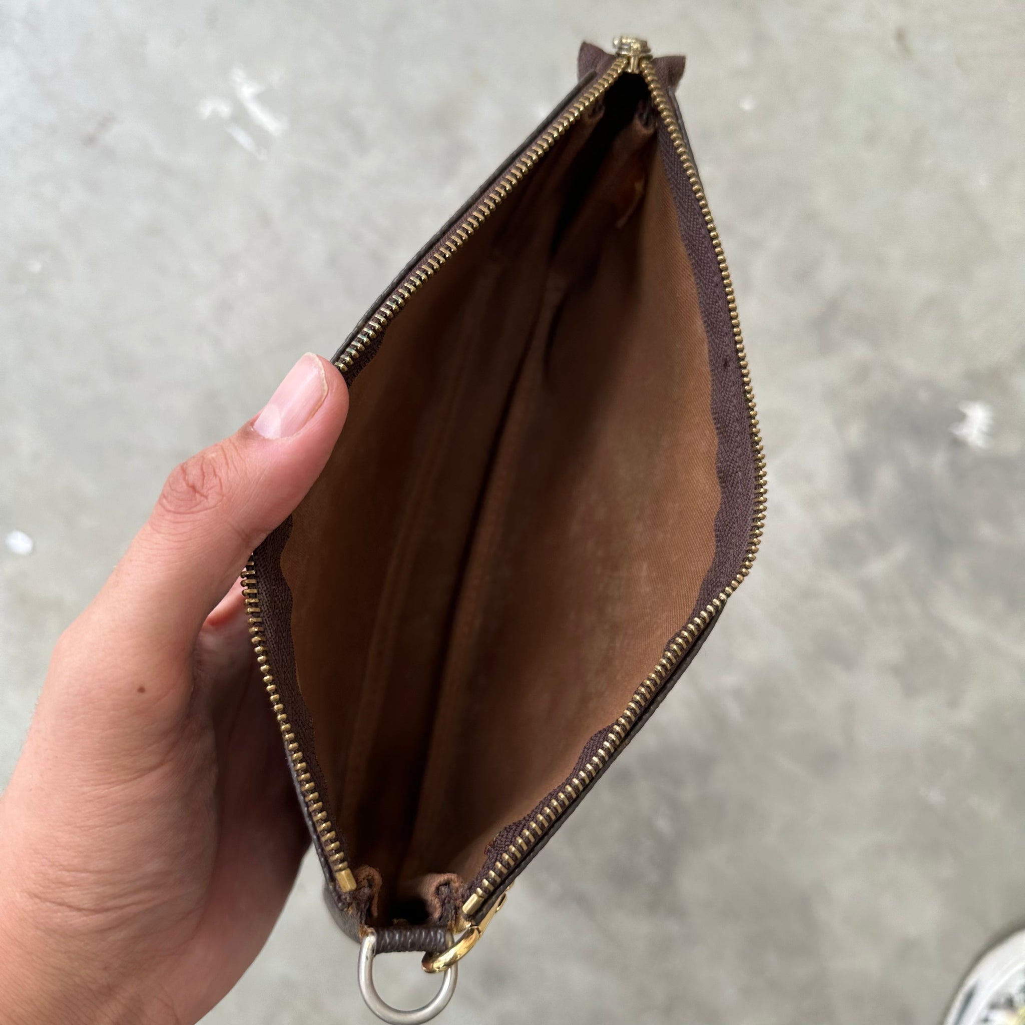 Louis Vuitton Monogram Chain Pochette Bag