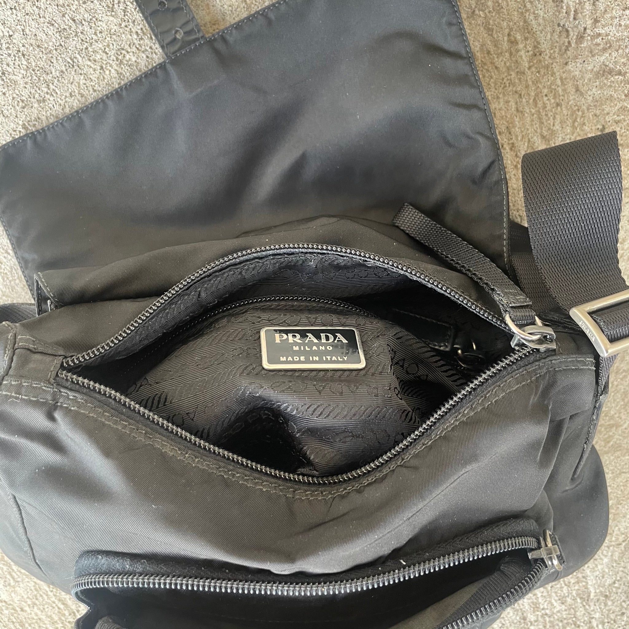 Prada Black Messenger Bag