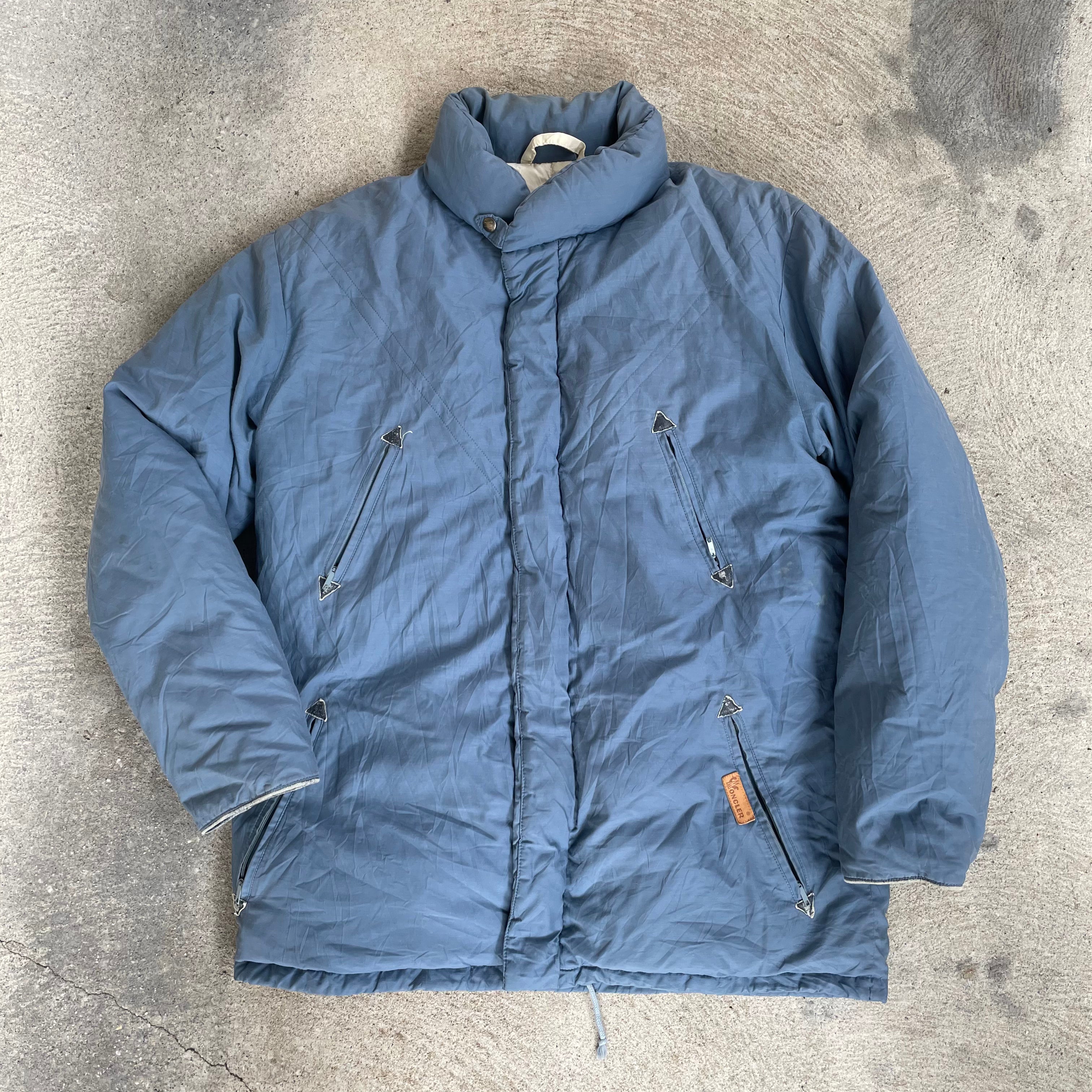 Moncler Vintage Blue Puffer Jacket Size L