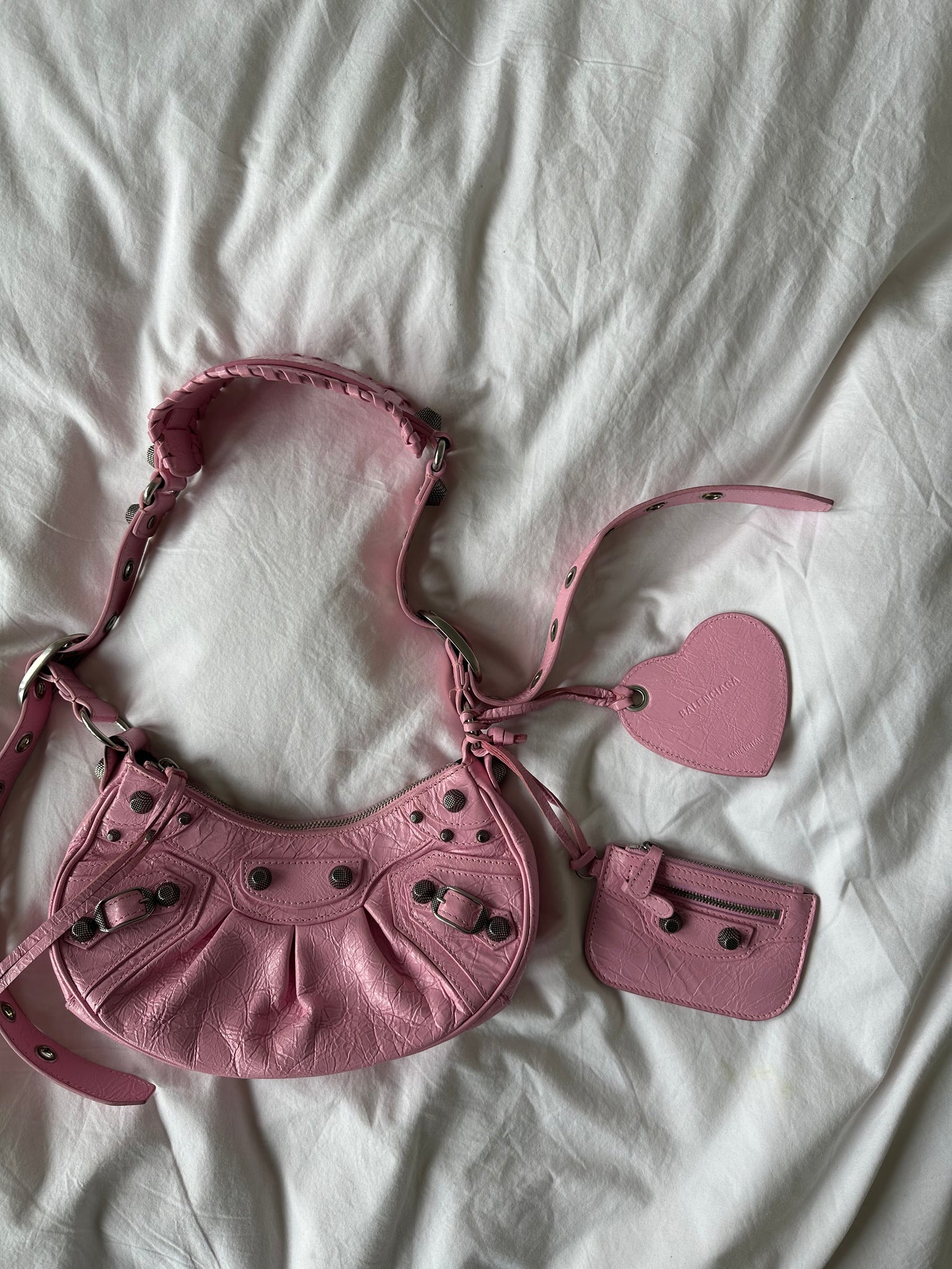 Balenciaga Le Cagole XS Shoulder Bag Pink