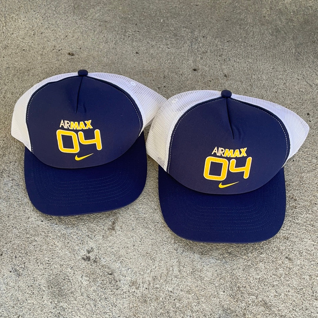 Vintage Nike Navy/Yellow Trucker Air Max Hat Deadstock