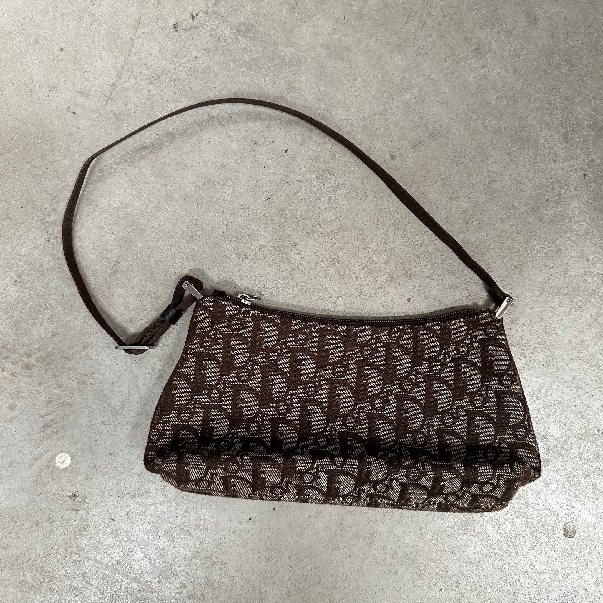 Dior Brown Trotter Shoulder Bag