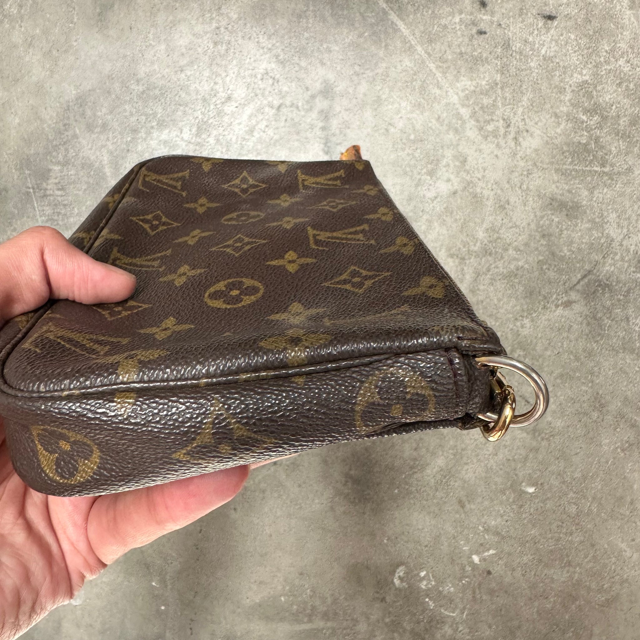 Louis Vuitton Monogram Chain Pochette Bag