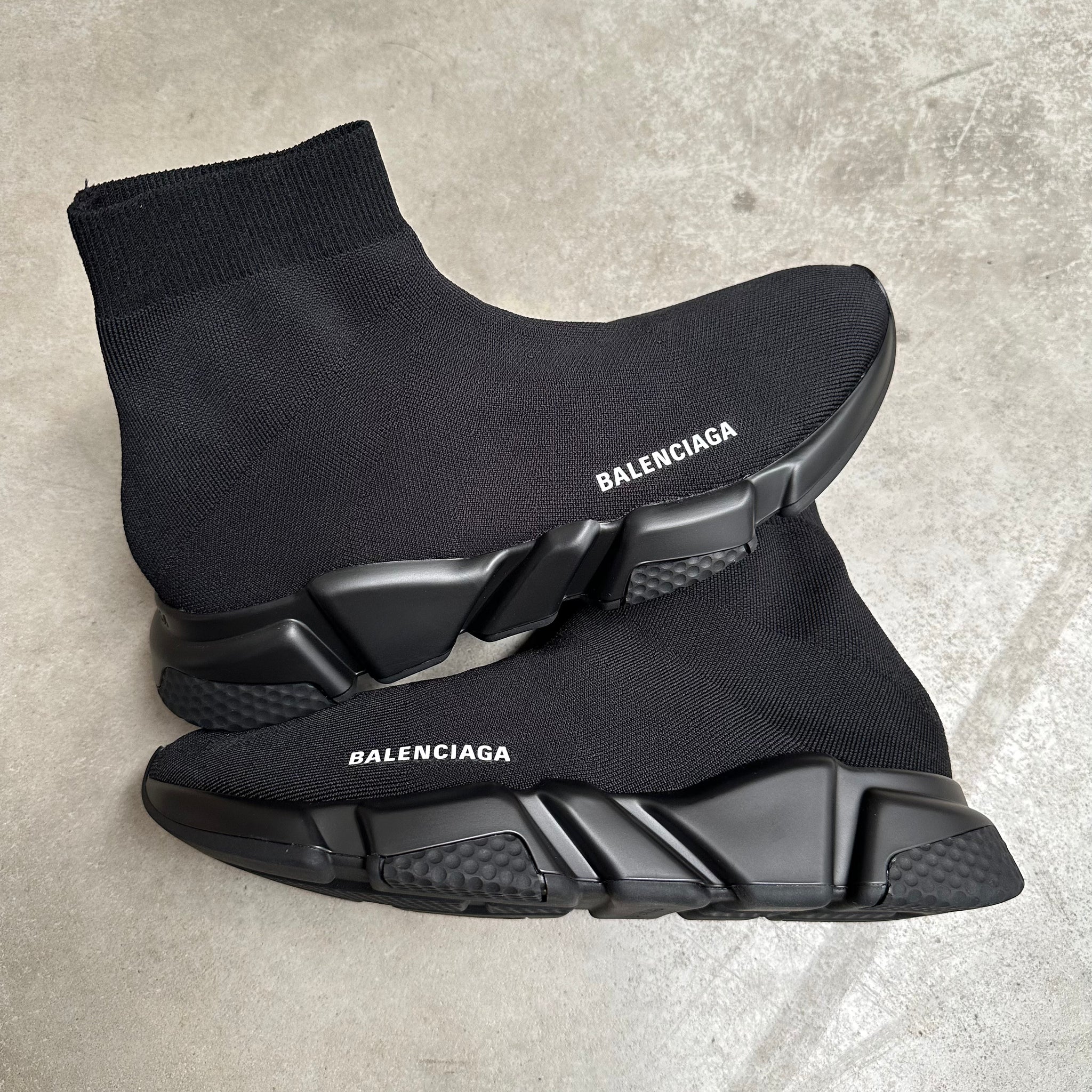 Balenciaga speed trainer black black discount