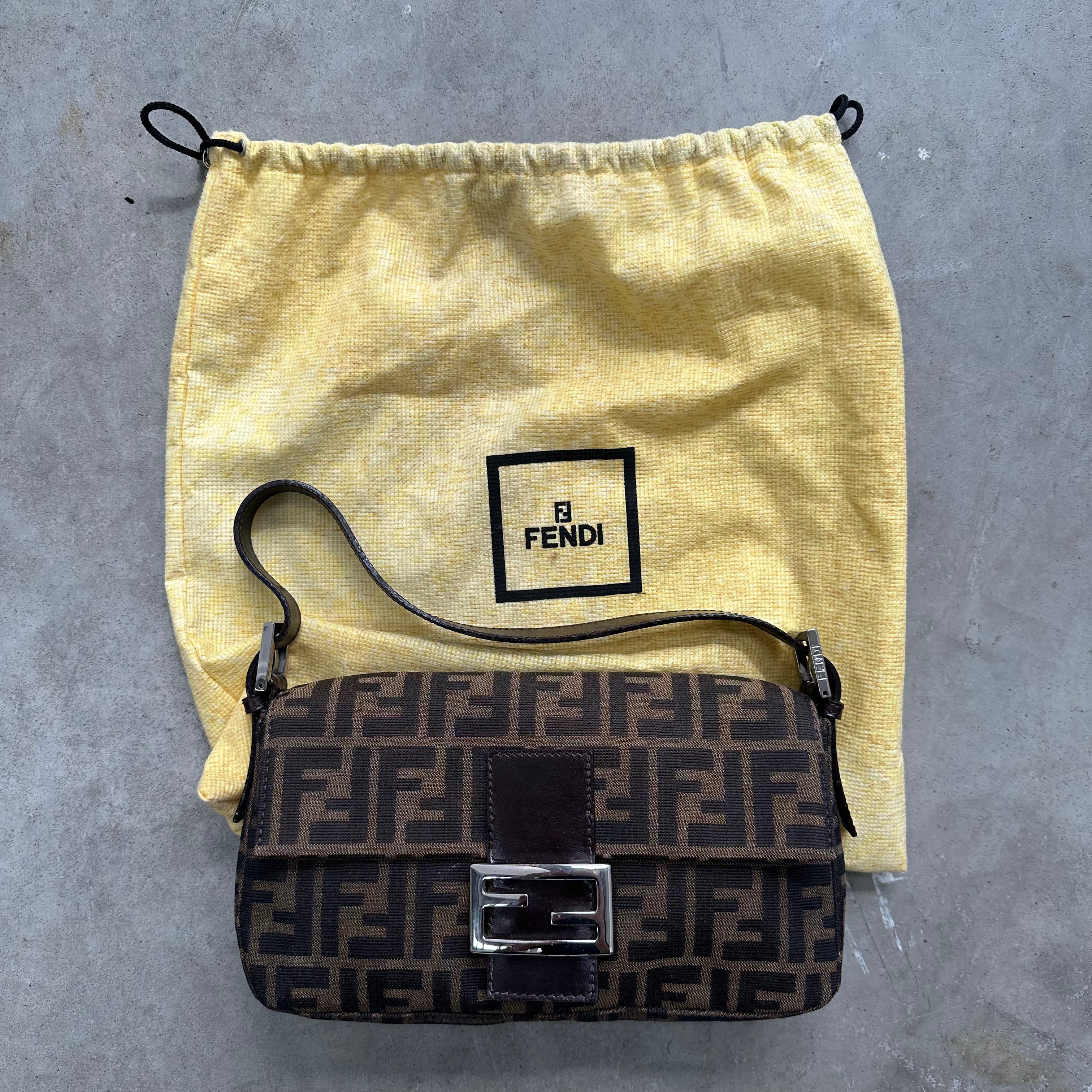 Fendi Mini Pochette Shoulder Bag Canvas – Curated by Charbel