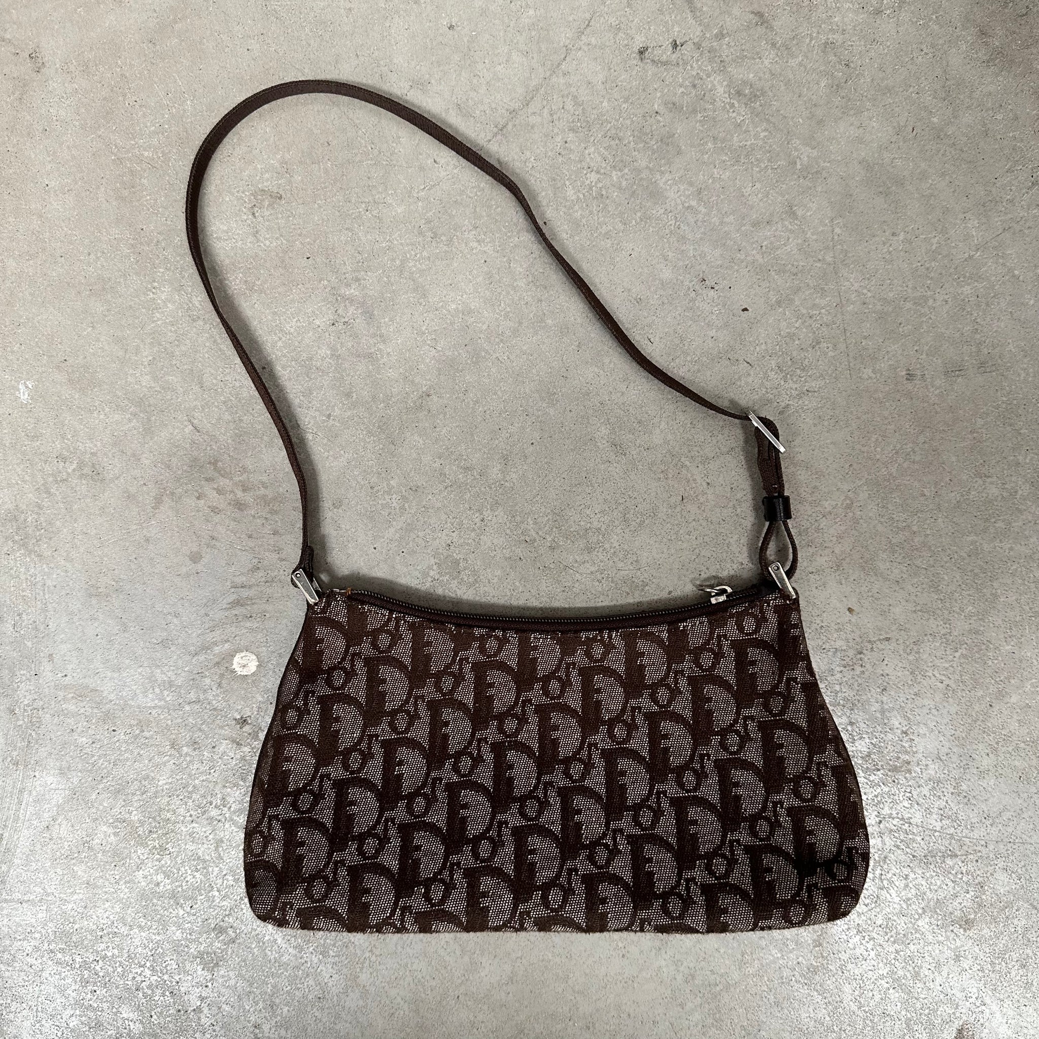 Dior Brown Trotter Shoulder Bag