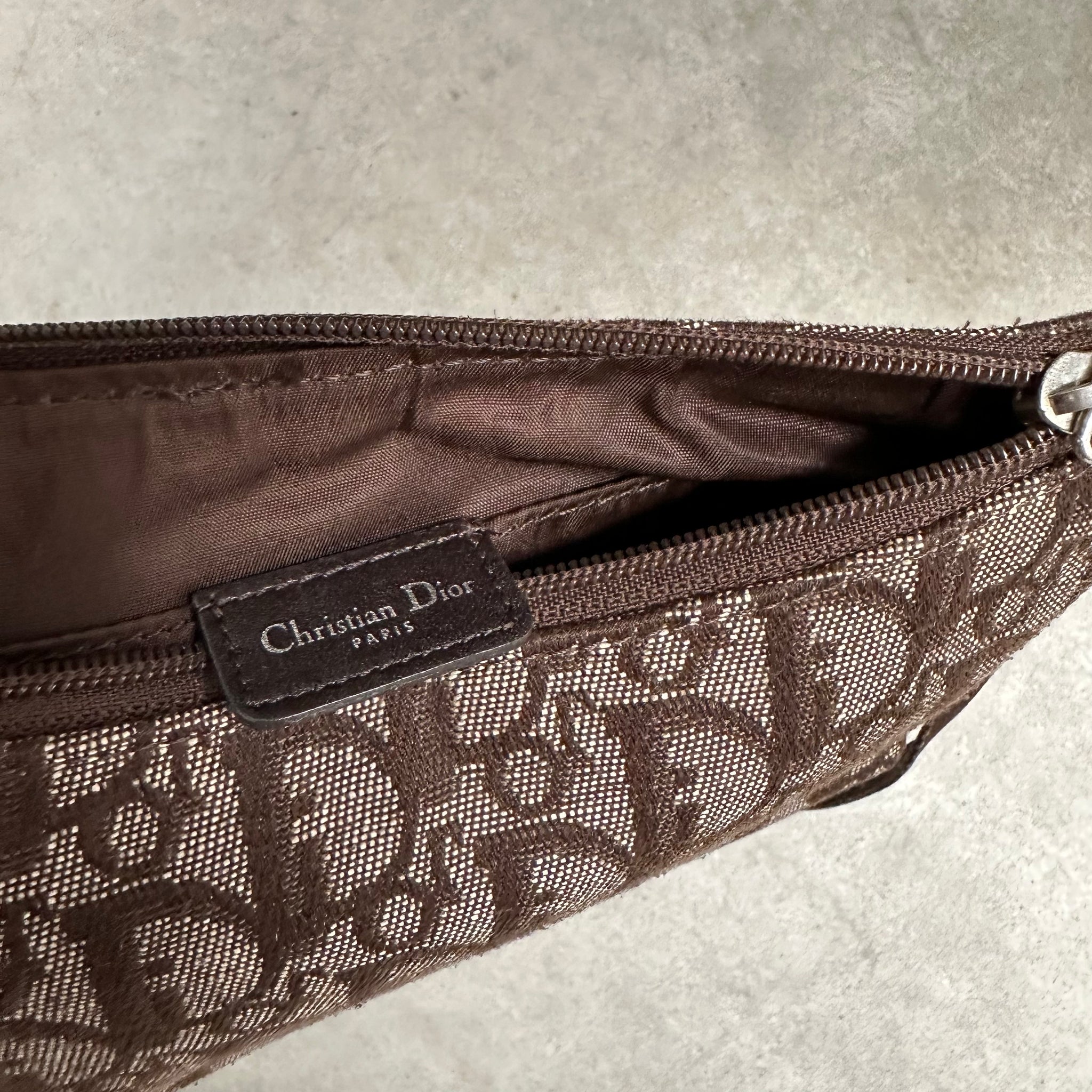 Dior Brown Trotter Shoulder Bag
