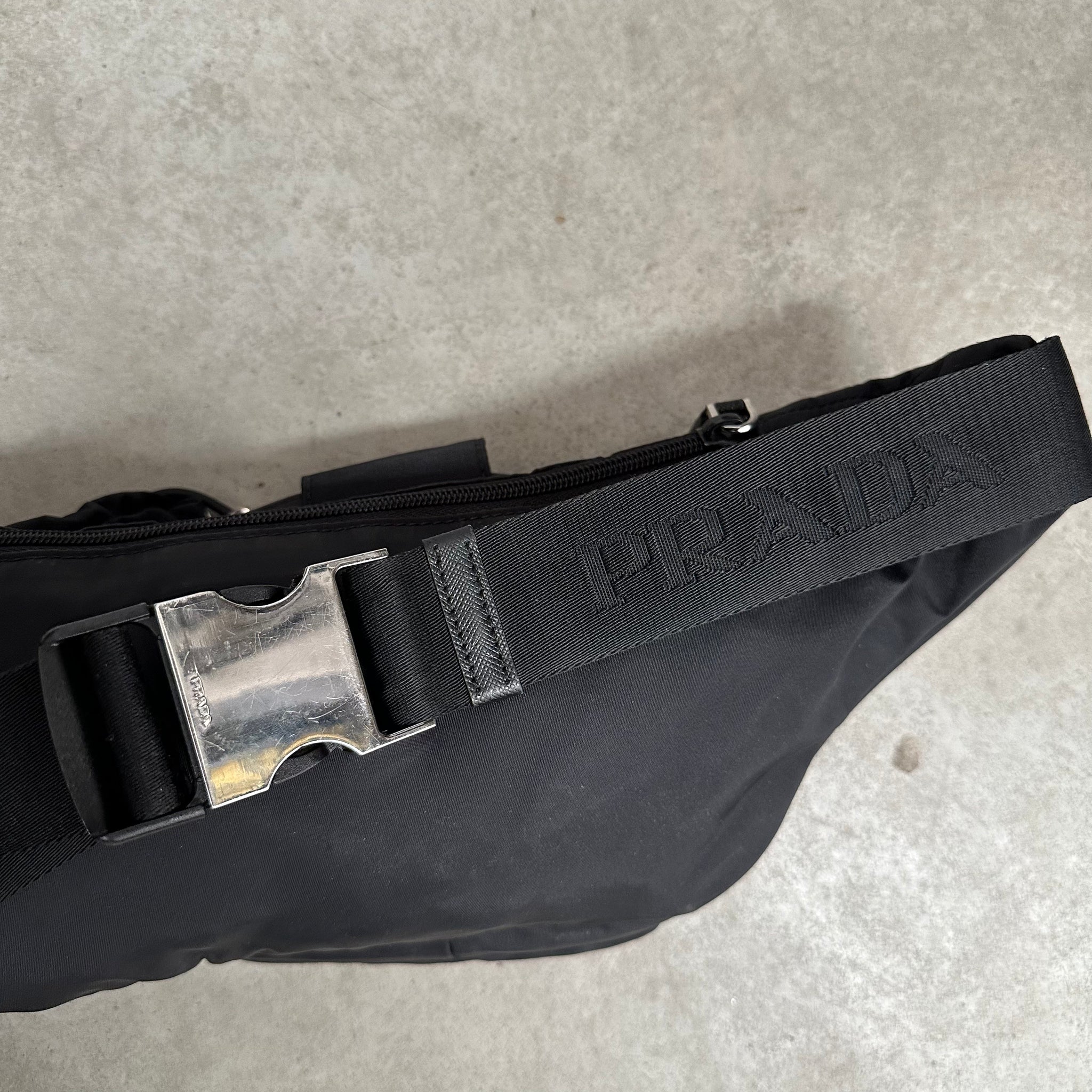 Prada Nylon Black Belt / Bum Bag