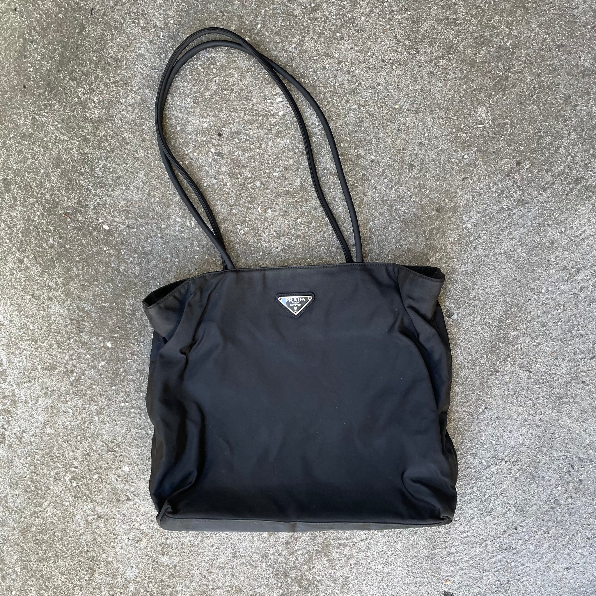 Prada Nylon Black Tote Bag