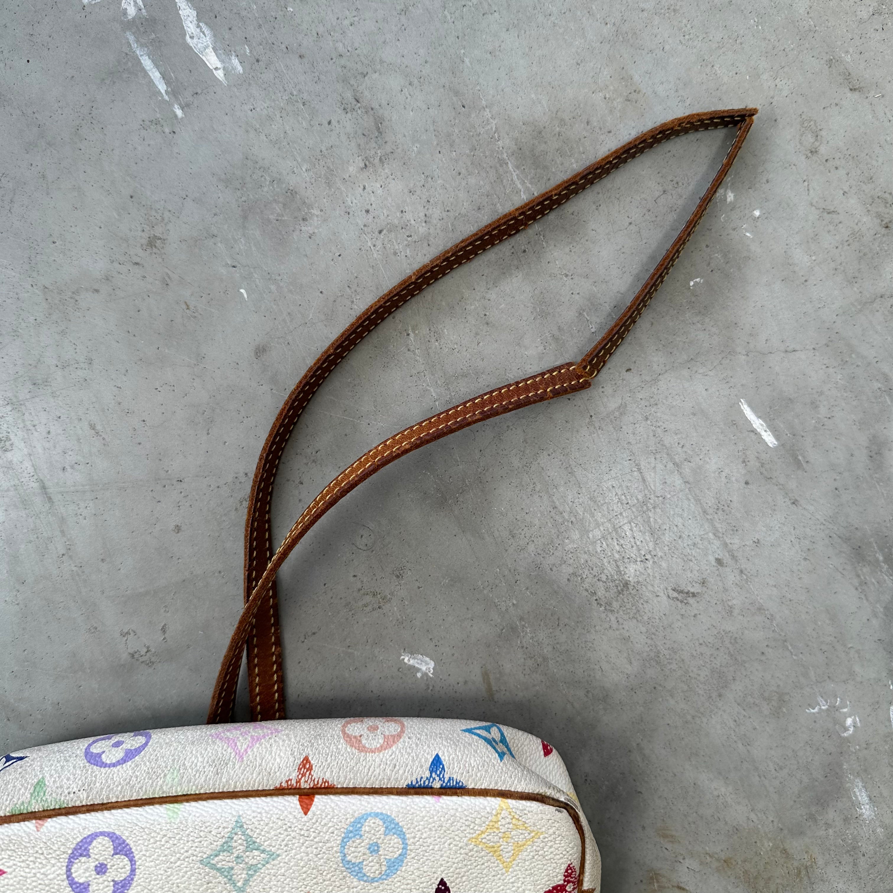 Louis Vuitton Murakami Multicolor Pochette Bag with Long Strap – Curated by  Charbel