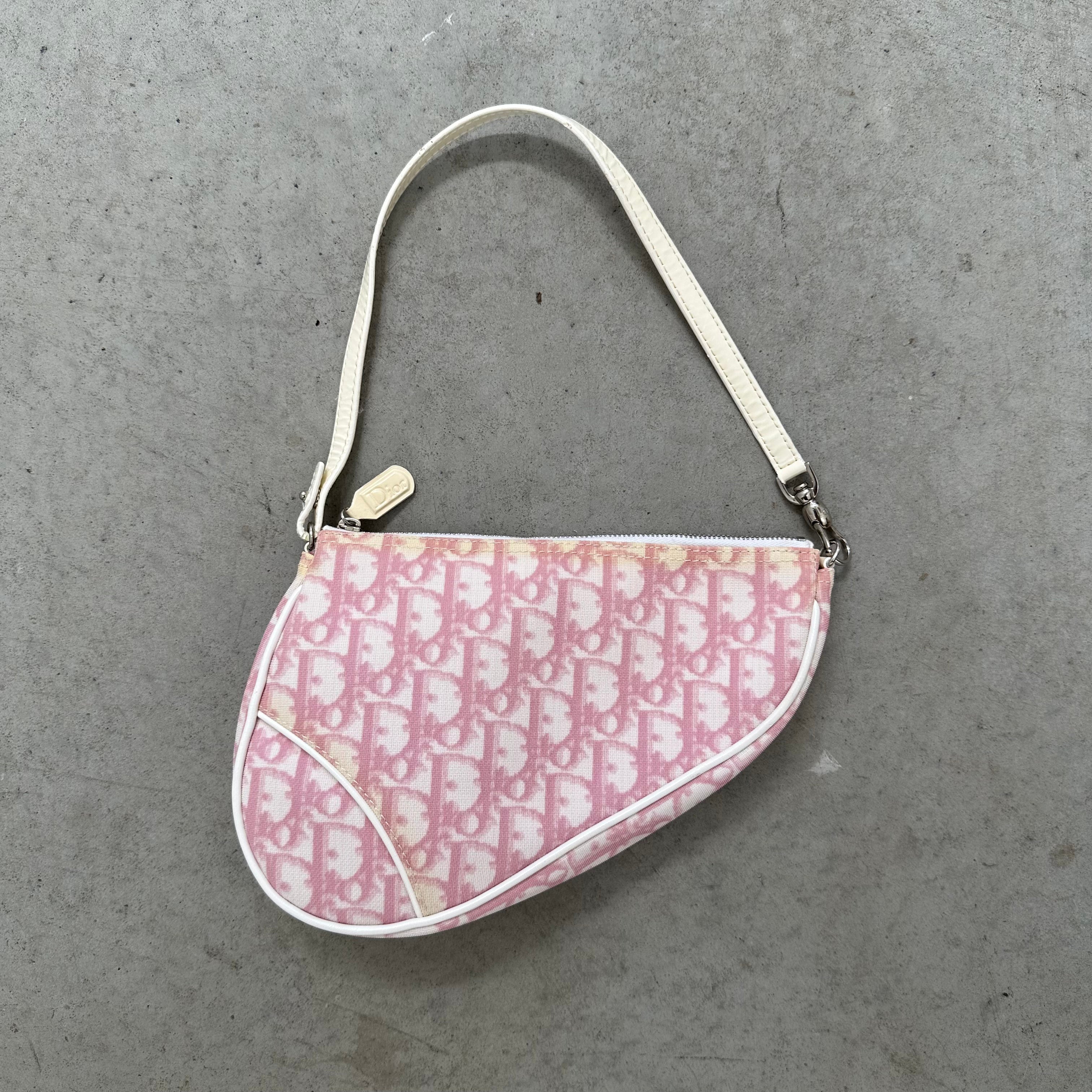 Dior Trotter Saddle Bag Pink Curated by Charbel
