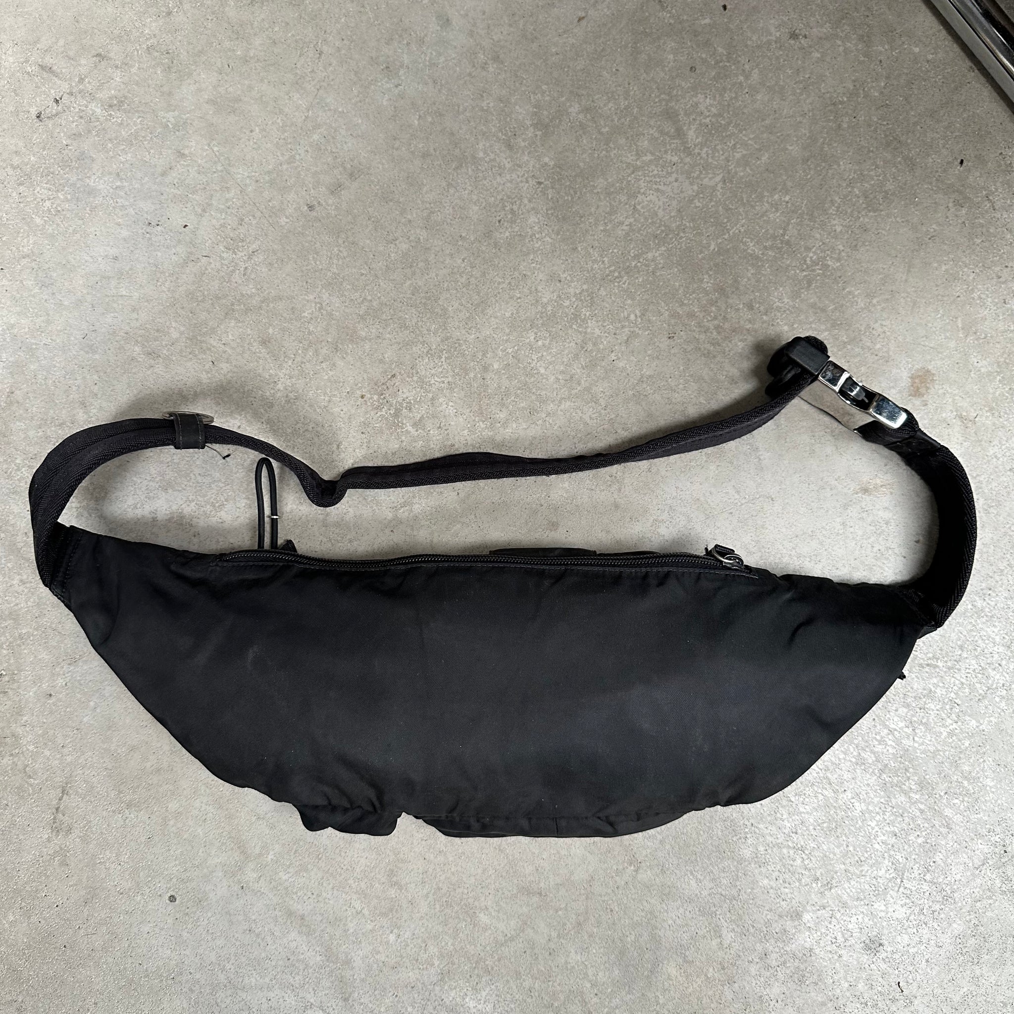Prada Nylon Black Belt / Bum Bag